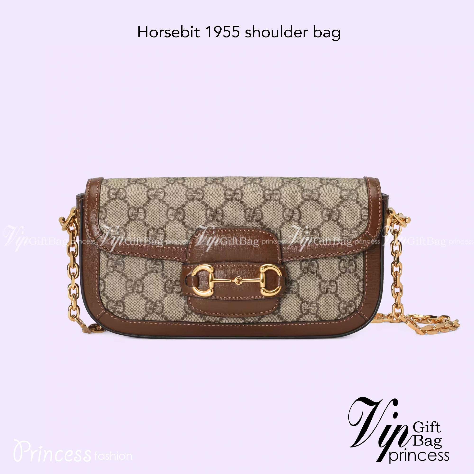 GUCCI Horsebit 1955 shoulder bag ภาพถ่ายจากงานขายจริง ใช้งานต่างประเทศได้