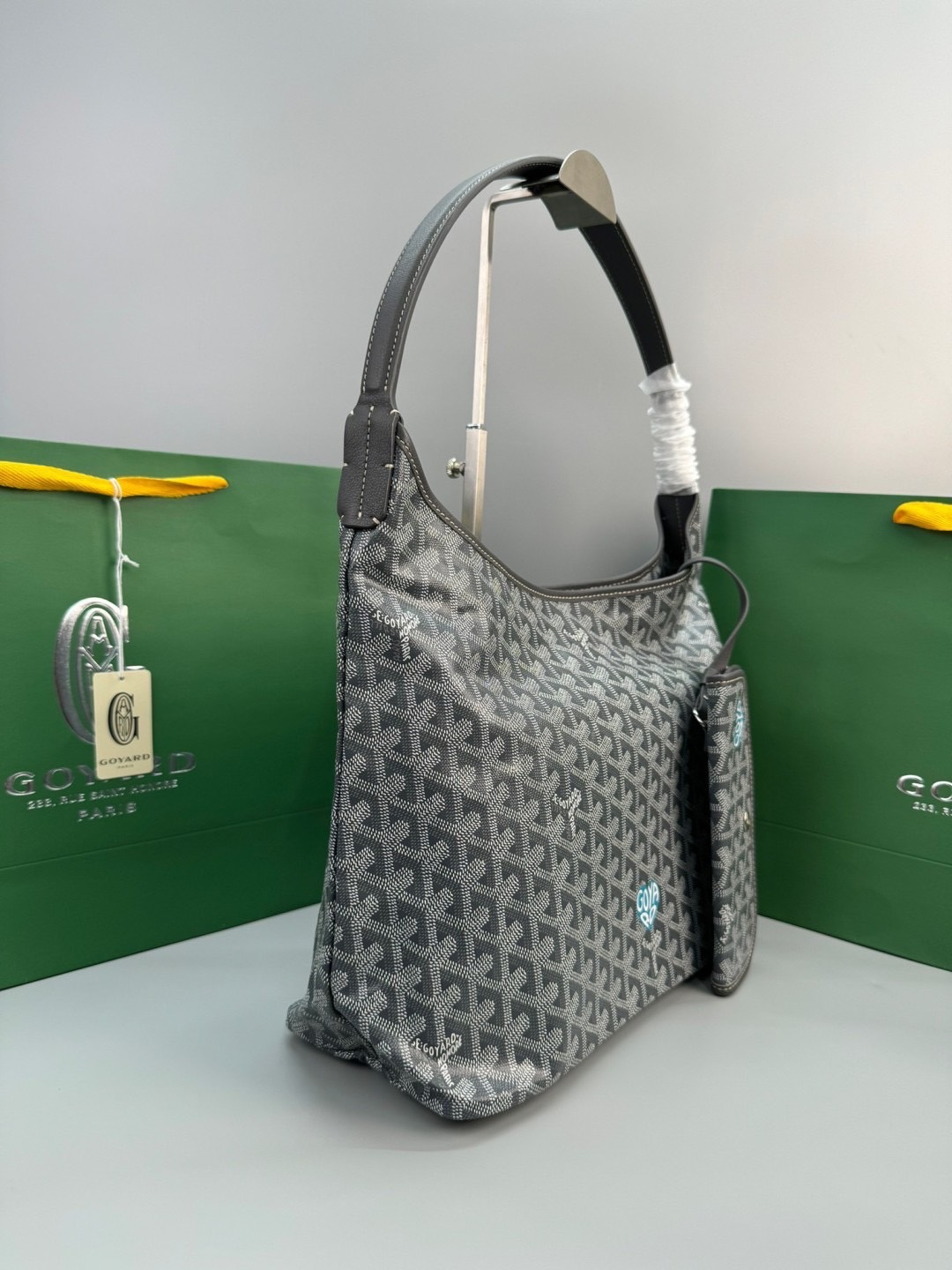 GOYARD Boheme Hobo Heart Shape Bag / GOYARD Tote Bag กระเป๋าทรงโท้ทใบใหญ่ หนังแท้สวยเป๊ะ เกรดท็อปออริ สลับแท้ 1:1 เกรดดีสุด ใช้ต่างประเทศได้ ผ่านทุก ตม.