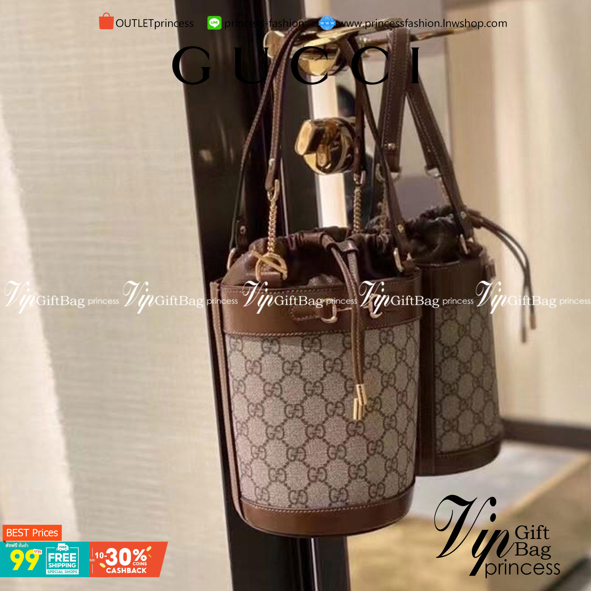 VIP 】Gucci Horsebit Gift Bag กระเป๋าสะพายข้าง Premiumgift วัสดุหนังแท้ เปิด-ปิด ด้วยกระดุมแม่เหล็ก ด้านในโล่ง ใส่ตังค์ ใส่โทรศัพท์ Iphone+ ได้ สายยาวปรับระดับได้ Crossbody ได้ น้ำหนักเบา มาพร้อมกล่องแบรนด์ สวยหรูดูแพง จะซื้อใช้เองหรือเป็นของขวัญก็เหมาะ ได