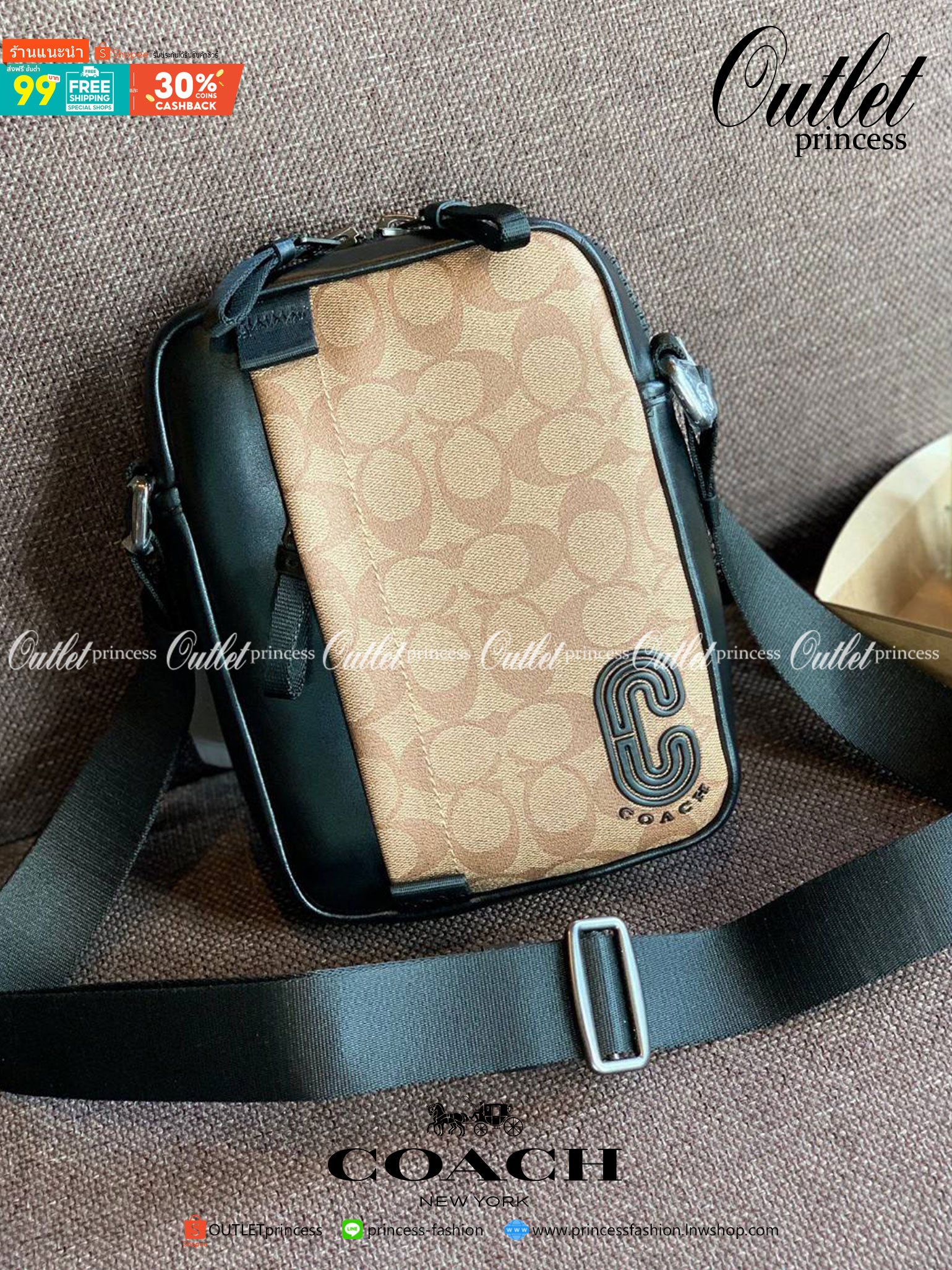 รุ่นที่คุณผู้ชาย2021 ต้องมีค่ะ💥 COACH 6788 EDGE STRADDLE SHOULDER BAG พร้อมส่งที่ไทย น่าใช้มากๆค่าา🔥 กระเป๋าสะพายแบบครอสบอดี้ร์ ทรงสวย หนังแท้นิ่มอย่างดีค่ะ ด้านหน้ามีช่องซิปซ่อนให้หนึ่งช่องนะคะ เปิดปิดช่องหลักแบบซิปคู่ภายในลึก ใส่ของจำเป็