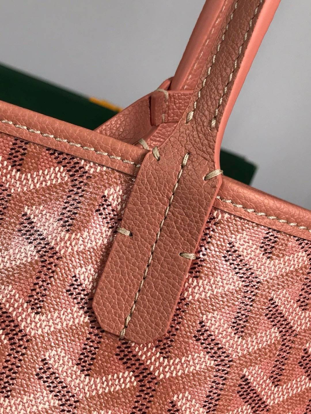 เกรดเทพ Top ORI | New Goyard GM tote bag Goyardine Pearly Pink (Ori)เทพ กระเป๋าทรงโท้ทใบใหญ่ หนังแท้แคนวาสแท้ สีพิเศษมุกสะท้อนแสงเงาสวยหรู