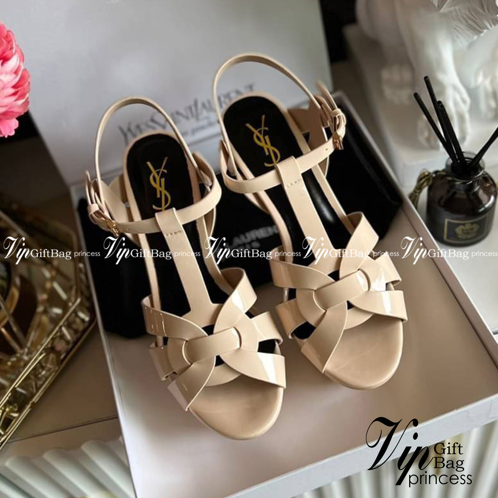 YSL TRIBUTE HEEL / SAINT LAURENT TRIBUTE HEEL / YSL HIGH HEEL เกรดออริจินอล รองเท้าส้นสูงแบรนด์หรู ที่สาวๆ ทุกคนควรมี ไว้ออกงานหรือใส่ทำงานได้ คู่นี้คือปังได้ตลอดกาล เพิ่มความสูงเพรียว สวยหรูมากค่ะ