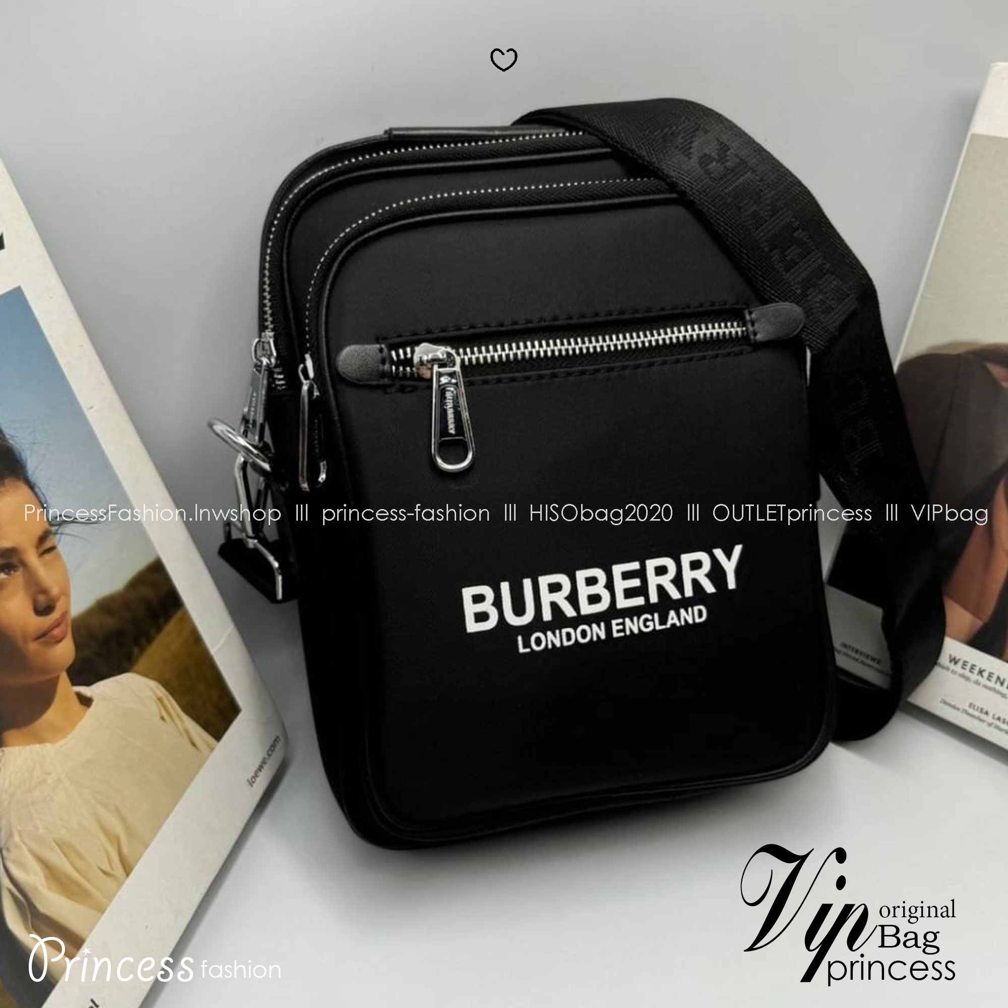 BURBERRY MESSENGER BAG กระเป๋าทรงแมสเซ็นเจอร์สีดำคลาสสิค ขนาดกำลังดี ดีไซน์ใหม่ล่าสุด!! แบ่งช่องซิปใช้งานง่าย มีหูจับในตัว สายสะพายยาวถอดได้ สาวๆซื้อให้แฟนต้องเป็นปลื้มแน่นอน หรือใครมองหาของขวัญช่วงสิ้นปี ใบนี้ตอบโจทย์ถูกใจคนรับแน่นอนจ้า