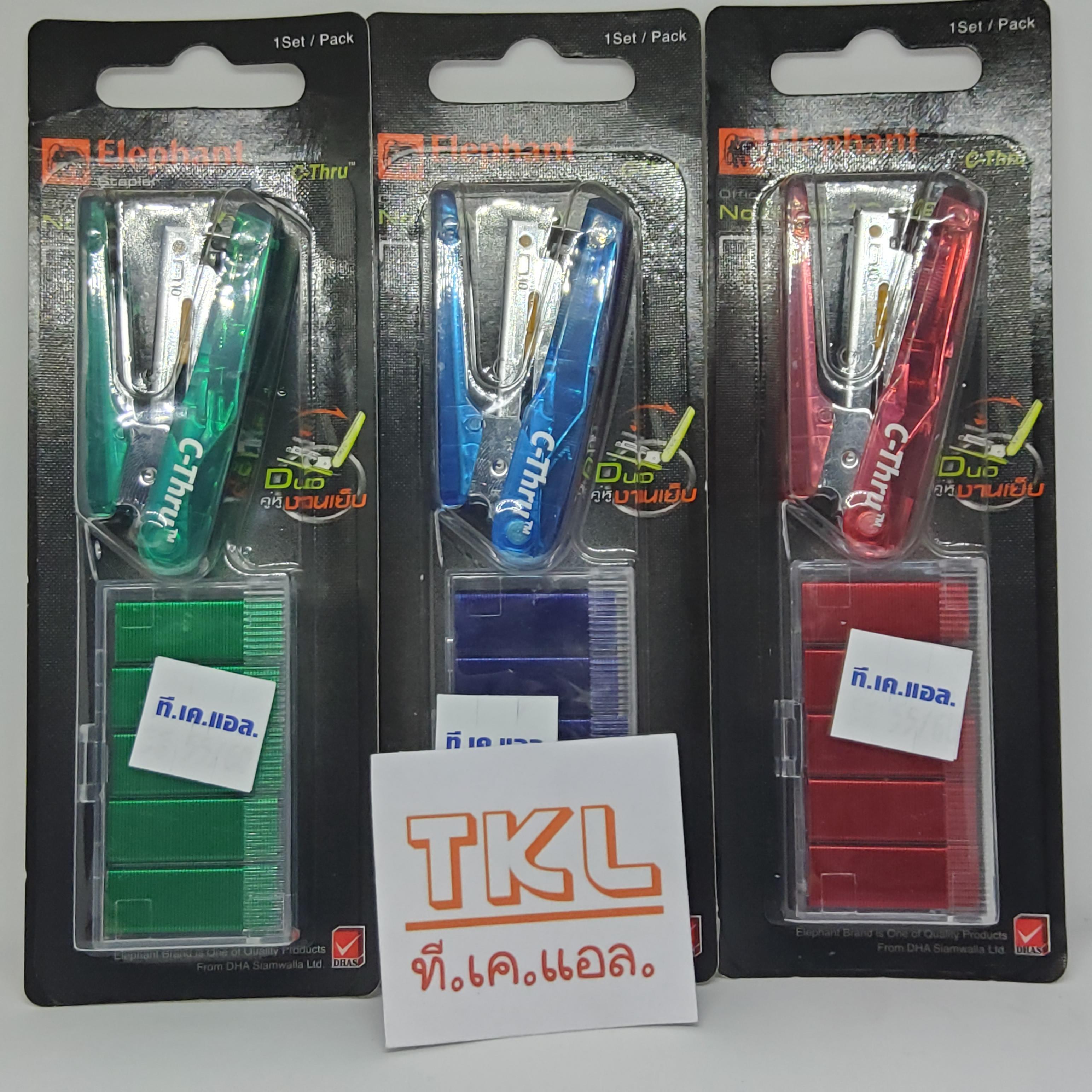 เครื่องเย็บกระดาษ ช้าง 10/Y2MINI พกพา ใช้กับลวดเย็บ#10