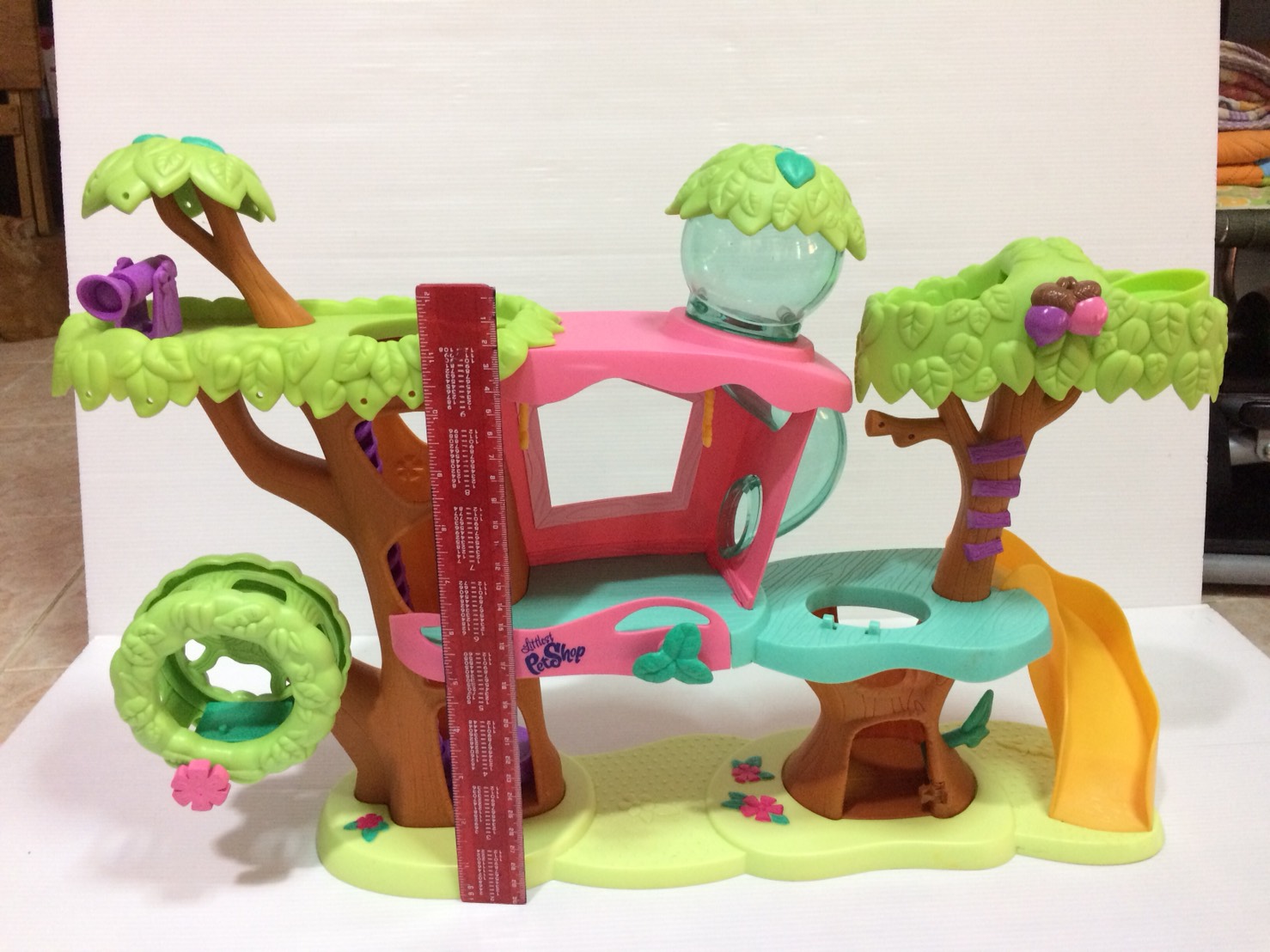 Littlest Pet Shop Treehouse Playset บ้าน lps มืิอสองสภาพดีค่ะ