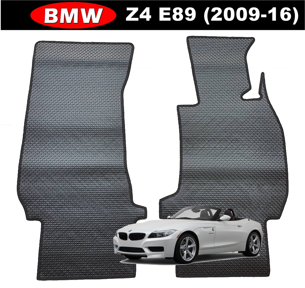 พรมรถยนต์ BMW Z4 E89 (ปี 2009-16) พรมกระดุมเม็ดเล็ก สีดำ เข้ารูป ตรงรุ่นรถ