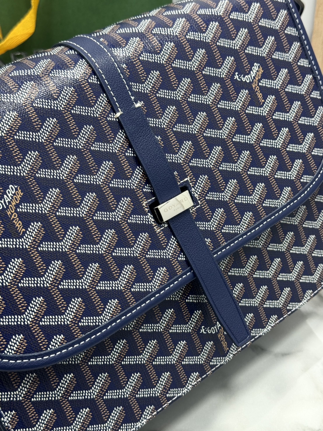 ORI | สลับแท้ GOYARD Belvedere MM Bag 29cm กระเป๋าสะพายทรงแมสเซ็นเจอร์แบรนด์หรูสัญชาติฝรั่งเศส หนังแท้ แคนวาสแท้อย่างดี