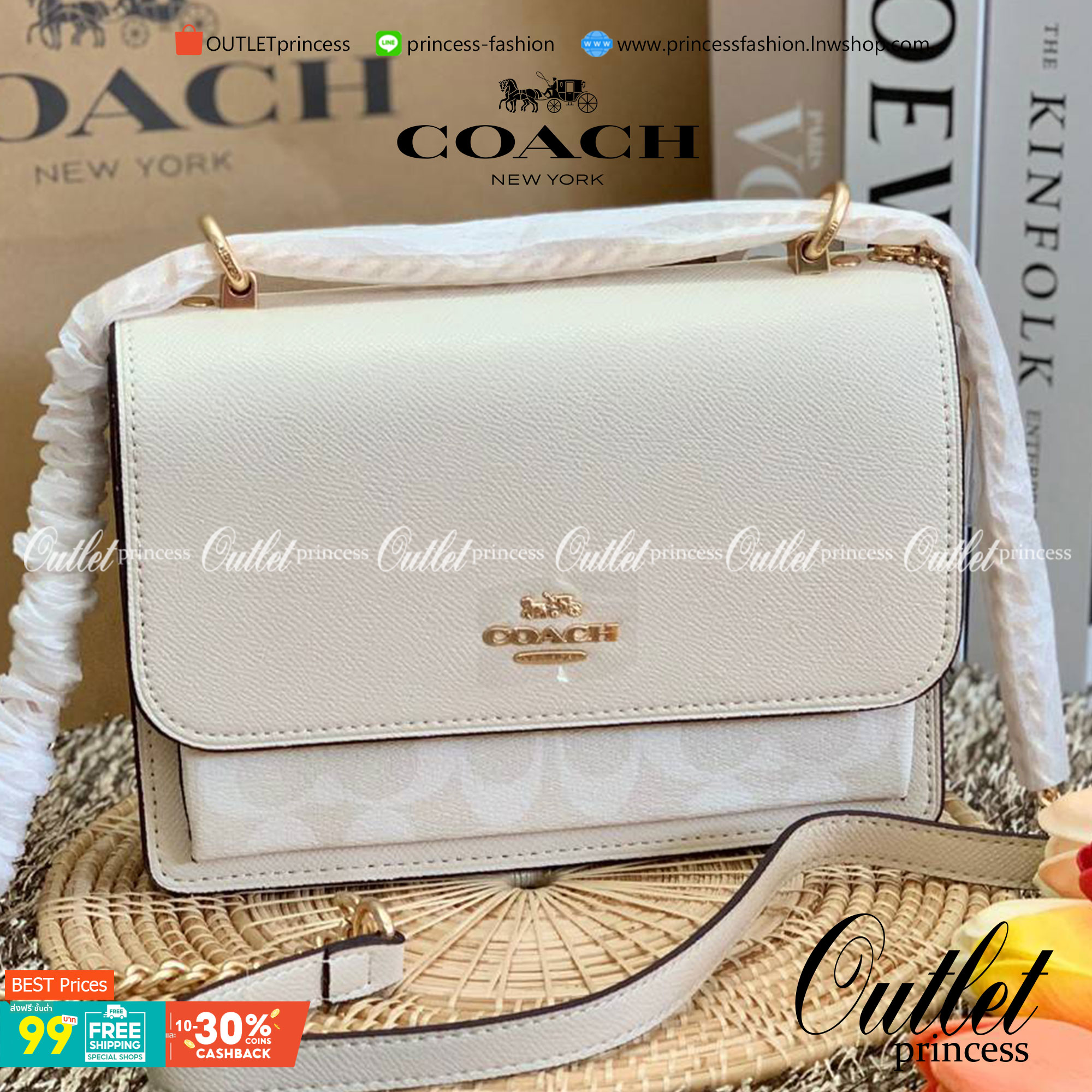 พร้อมส่งถึง8สี ห้ามพลาดค่ะ! COACH KLARE CROSSBODY BAG ((91019//91174//90400//1424//90635)) พร้อมส่งที่ไทย กระเป๋าสะพายครอสบอดี้ร์หรือสามารถทบเป็นสายคู่คล้องไหล่ได้ด้วยค่ะ หนังแท้ แต่ละสีทำลายหนังได้สวยงามแตกต่างกันออกไปนะคะ ✔️ห้อยด้วยป้ายแบรนด์แบบโ