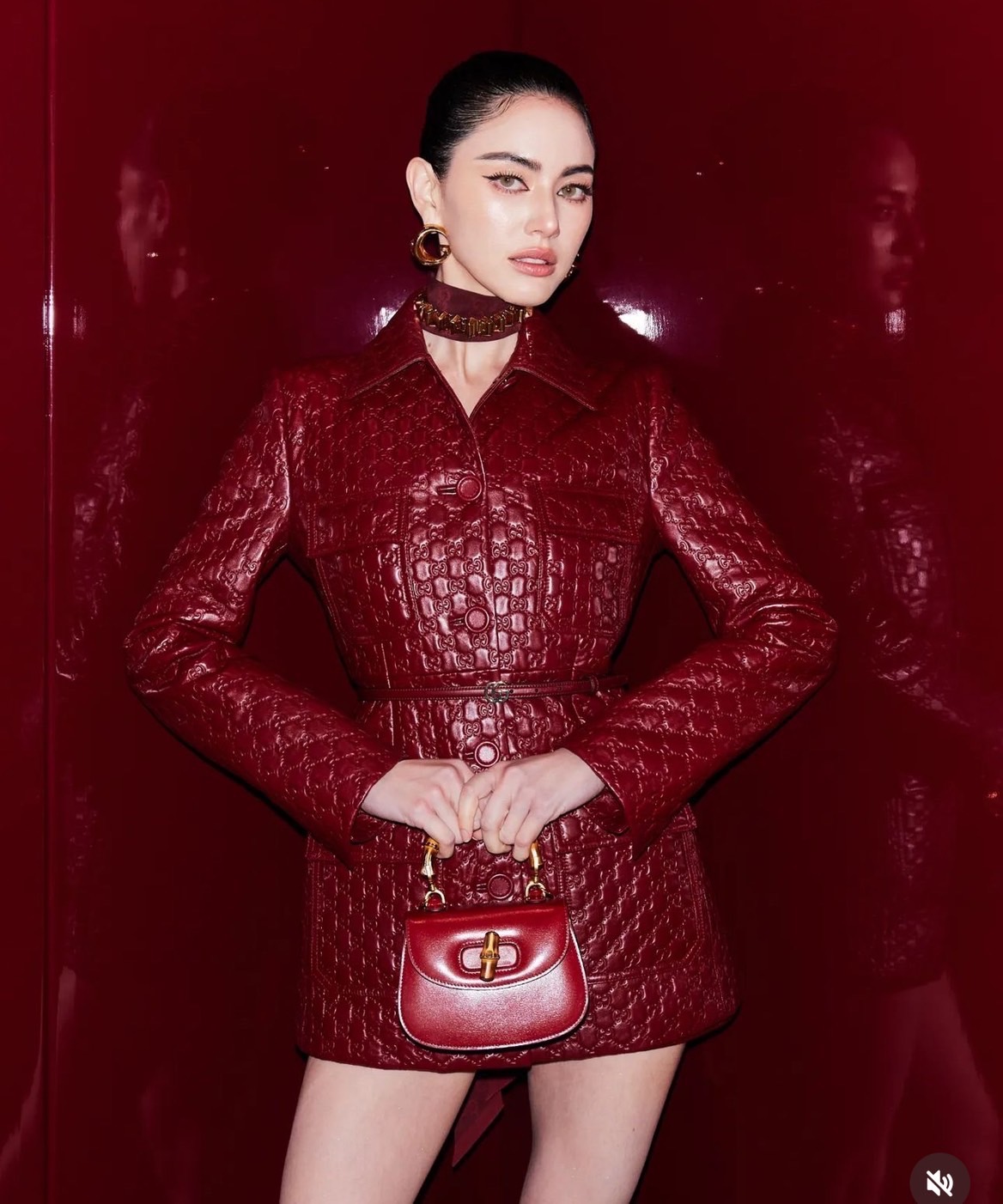 GUCCI BAMBOO 1947 TOP HANDLE BAG กระเป๋าถือ/สะพาย มือจับลายไม้ไผ่หรูหรา เกรดออริ สลับแท้ 1:1 ใช้งานต่างประเทศได้