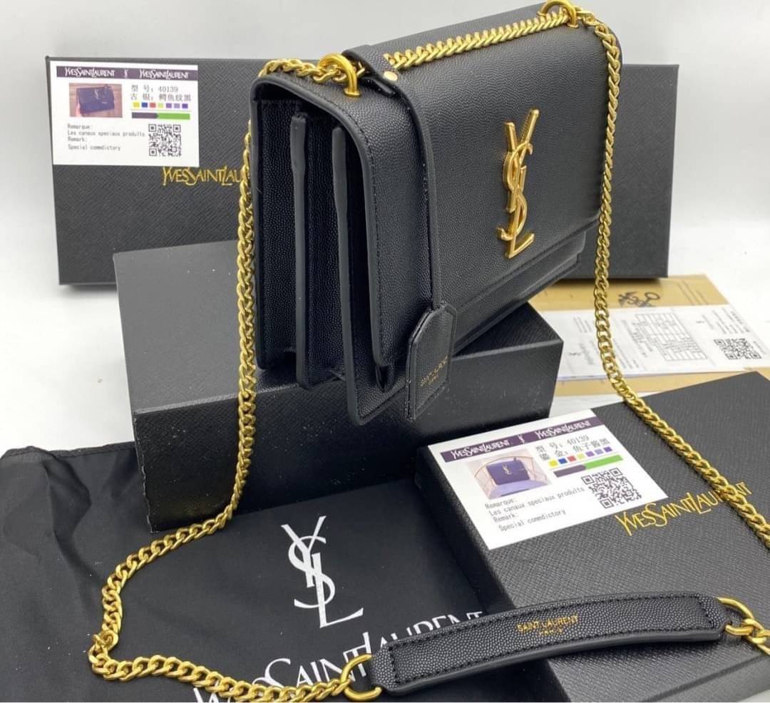 YSL SAINT LAURENT SUNSET MEDIUM IN SMOOTH LEATHER