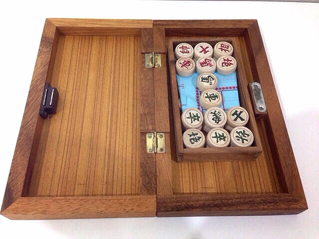 ชุดหมากรุกจีนแบบกระดานไม้(งานฝีมือ)