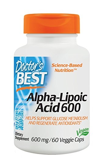(Pre-order) Doctors Best Best Alpha-Lipoic Acid 600 mg 60 Veggie Caps