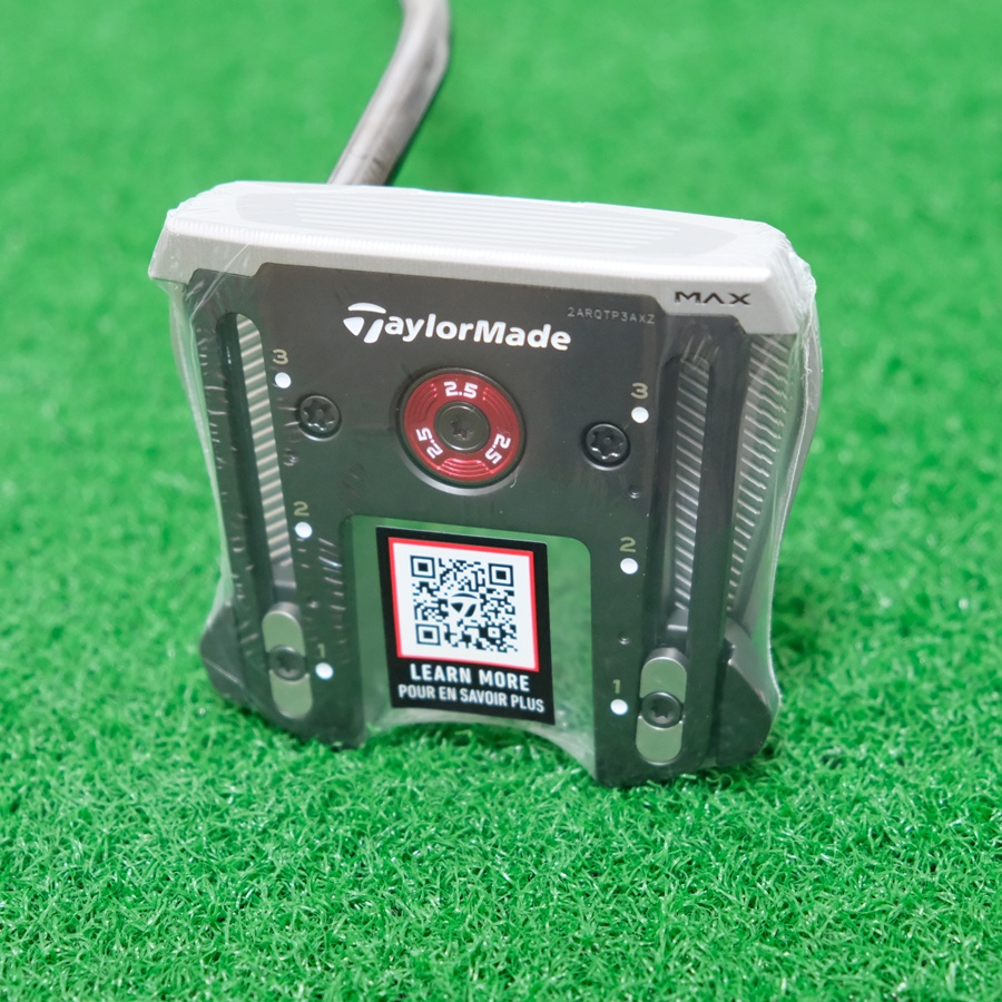 NEW TAYLORMADE SPIDER GT MAX SINGLE BEND 35" PUTTER ( LEFT - HANDED )+ HEADCOVER + TOOL