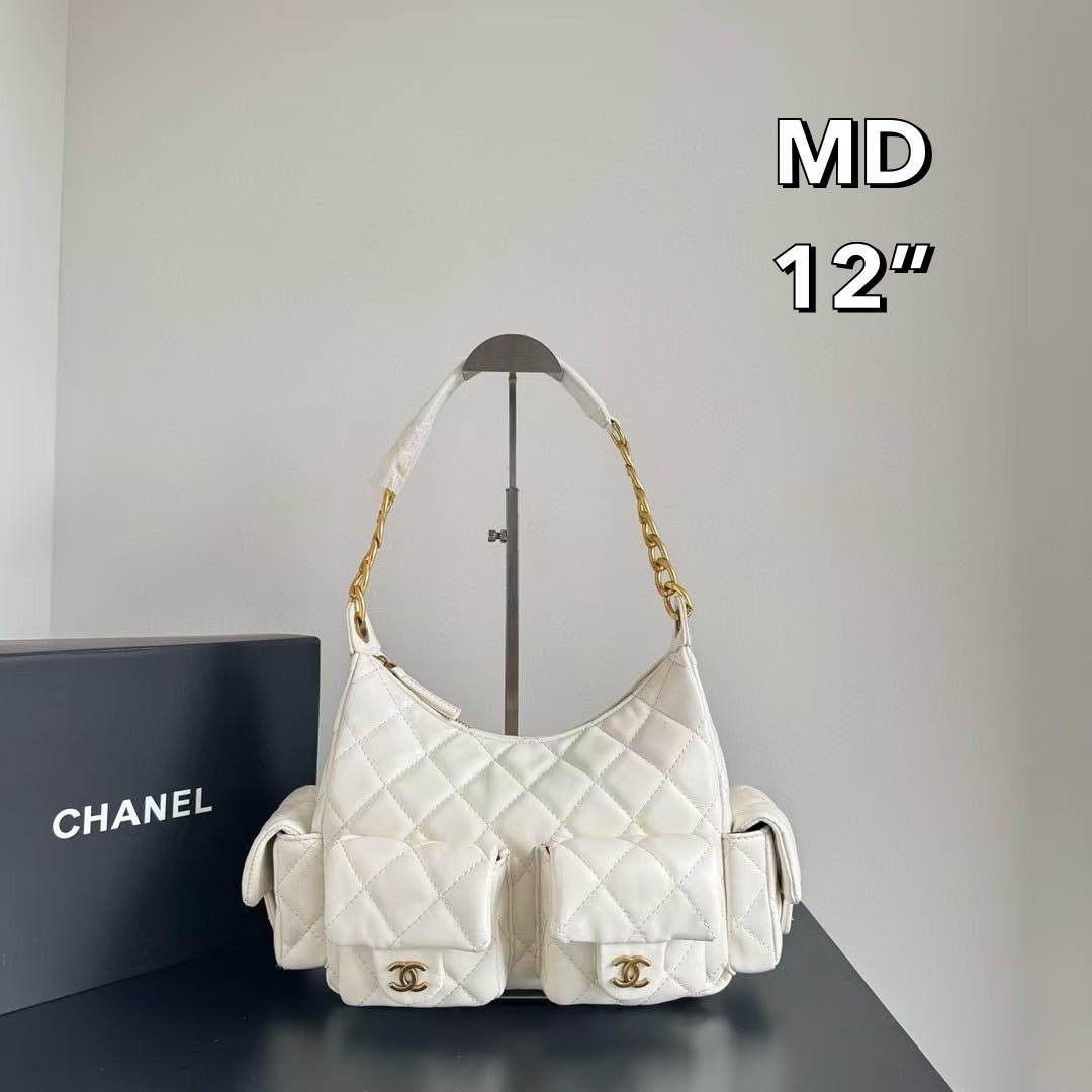 CHANEL 25C Hobo Bag ใหม่ล่าสุดก่อนใคร กับกระเป๋าสะพายทรงโฮโบรูปทรงสวยคลาสสิค ใช้งานได้ง่าย ทุกลุค ทุกสไตล์