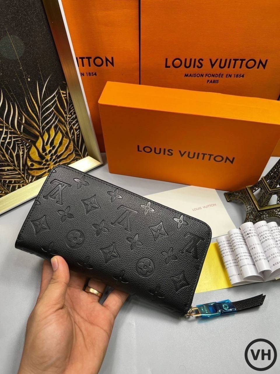 ORI หนังแท้ | LV Zippy Horizontal Monogram Shadow / LV LongWallet กระเป๋าสตางค์ใบยาว กระเป๋าสตางค์ซิปรอบ