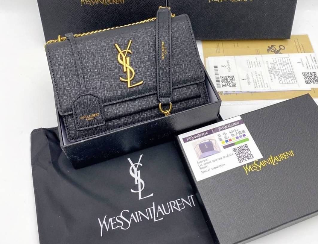 YSL SAINT LAURENT SUNSET MEDIUM IN SMOOTH LEATHER