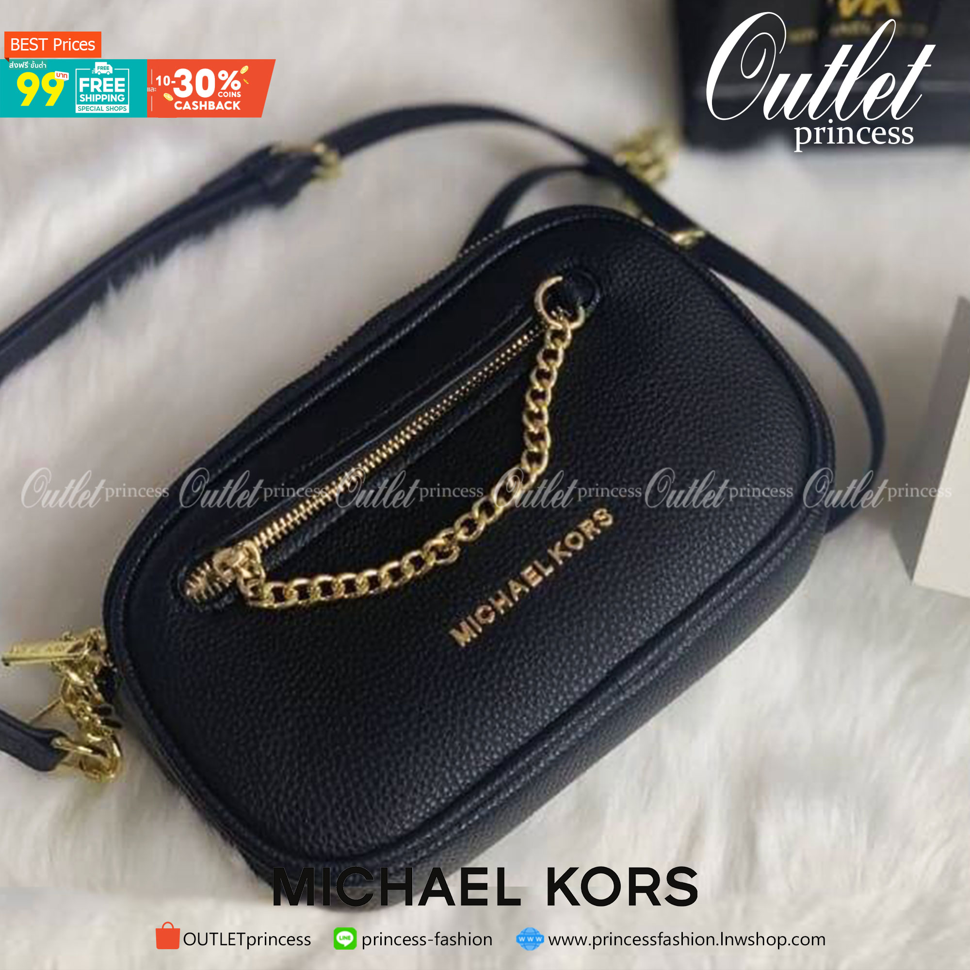 MICHAEL KORS Crossbody Golden hardware