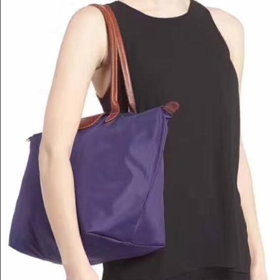 LONGCHAMP LE PLIAGE ORIGINAL SHOULDER BAG L (หูยาว ฝาน้ำตาล) กระเป๋าสะพายไหล่ รุ่น Original มีเอกลักษณ์อันโดดเด่นของรุ่นไอคอนนิค