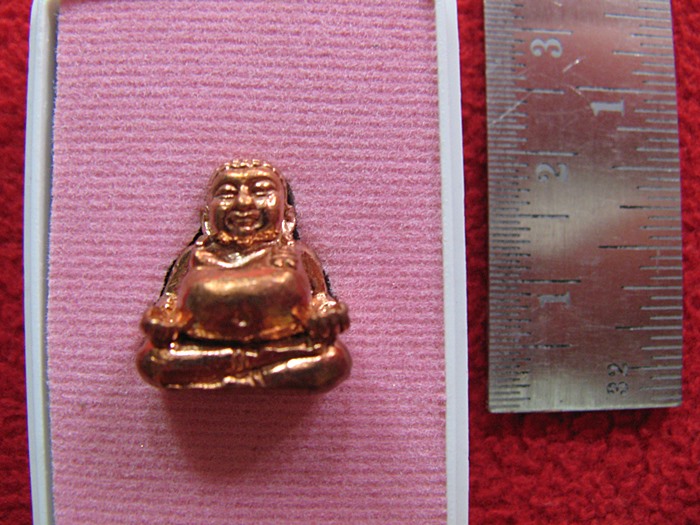 พระสังกัจจายน์อุดมโชค เนื้อทองแดงพิมพ์เล็ก รุ่นรวยมหาเศรษฐี วัดนาคกลางวรวิหาร พร้อมกล่องเดิมค่ะ