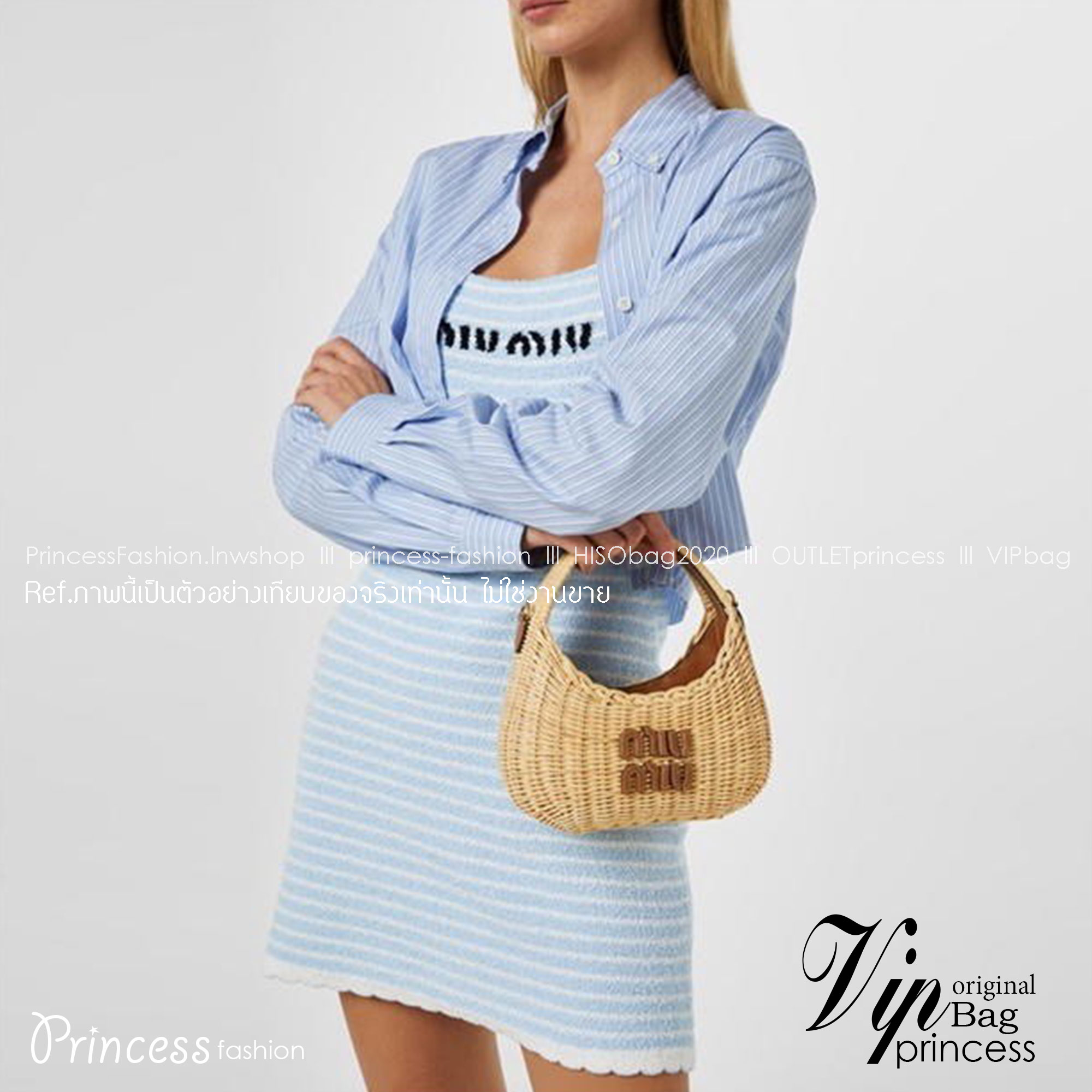 MIU MIU Wander wicker hobo bag 8" สวยหวานน้ำตาลเรียกแม่กันเลยจ้าใบนี้ กระเป๋าถือ กระเป๋าสานวินเทจวินใจงานที่แม่ชมเลือกใช้สวยเป๊ะมากคุ้มค่าแก่การลงทุนซื้อสะสมวางโชว์ก็สวยถือไปไหนก็สวยงามมีแต่คนมองค่ะ