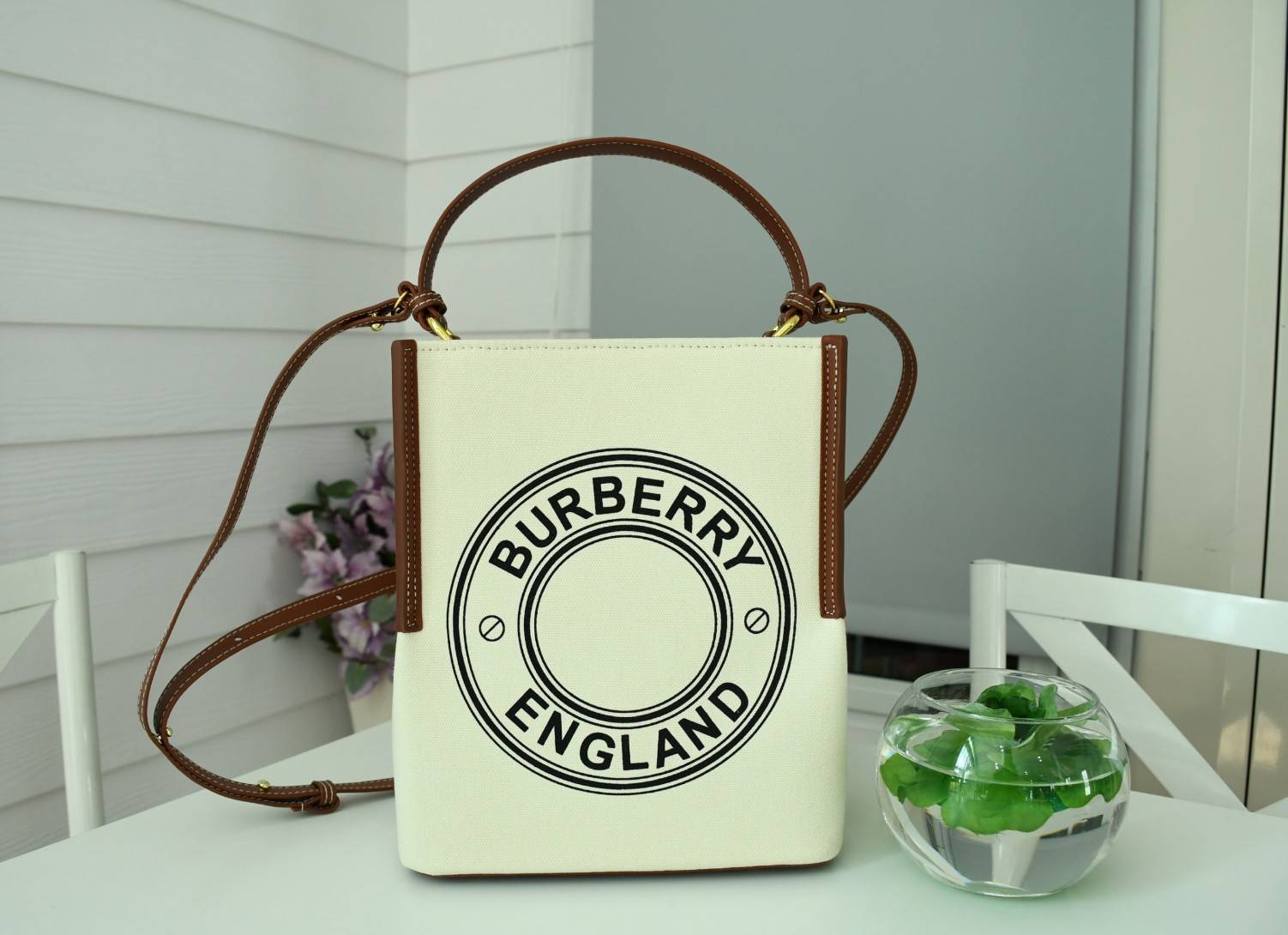 Burberry canvas Bucket Bag Vip Gift with Purchase