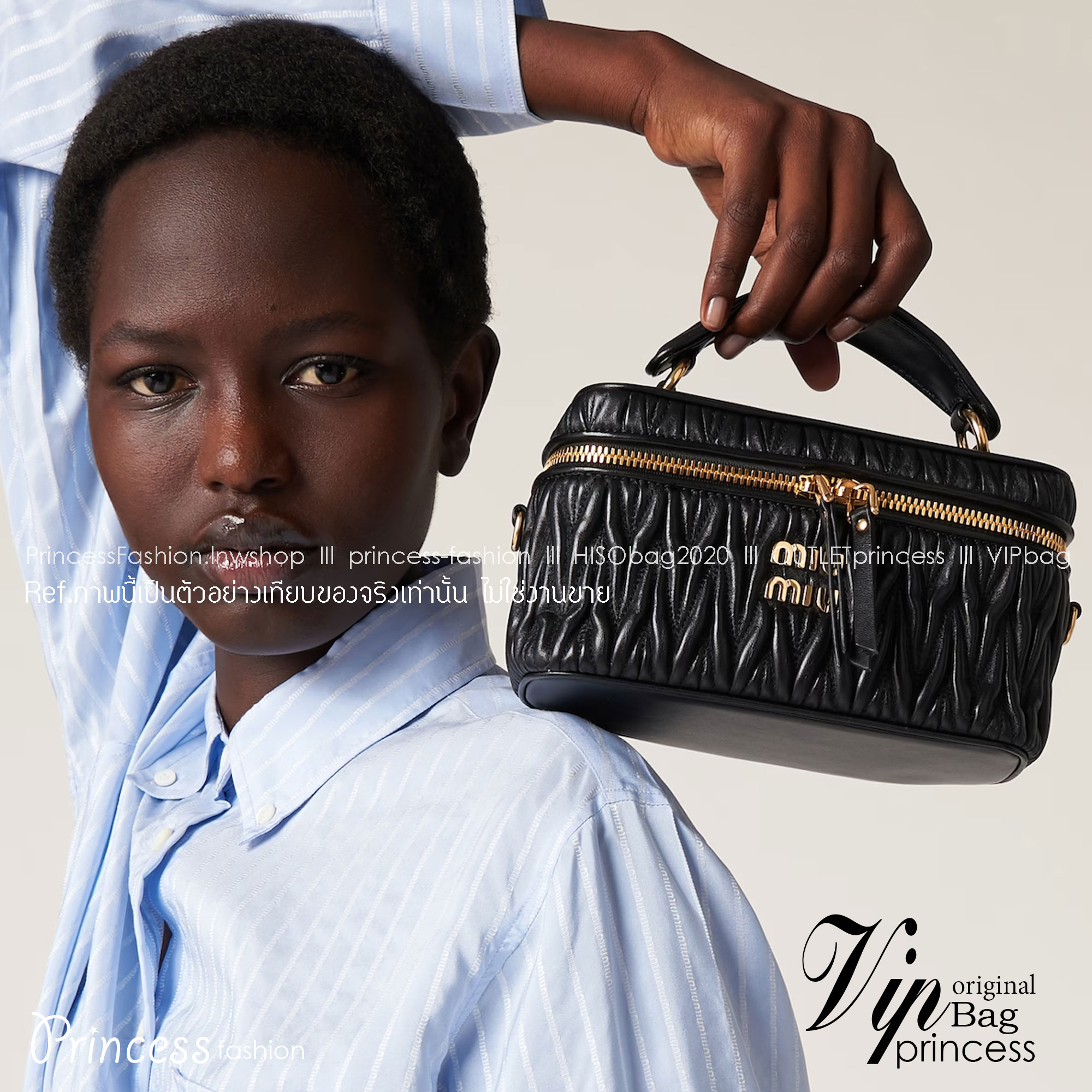 MIU MIU Matelasse nappa leather shoulder bag / MIU MIU BAG พร้อมส่ง 4 สี กระเป๋าสะพายทรงกล่อง ให้ความละมุม ลุคคุณหนูน่ารักสุดๆ คะ