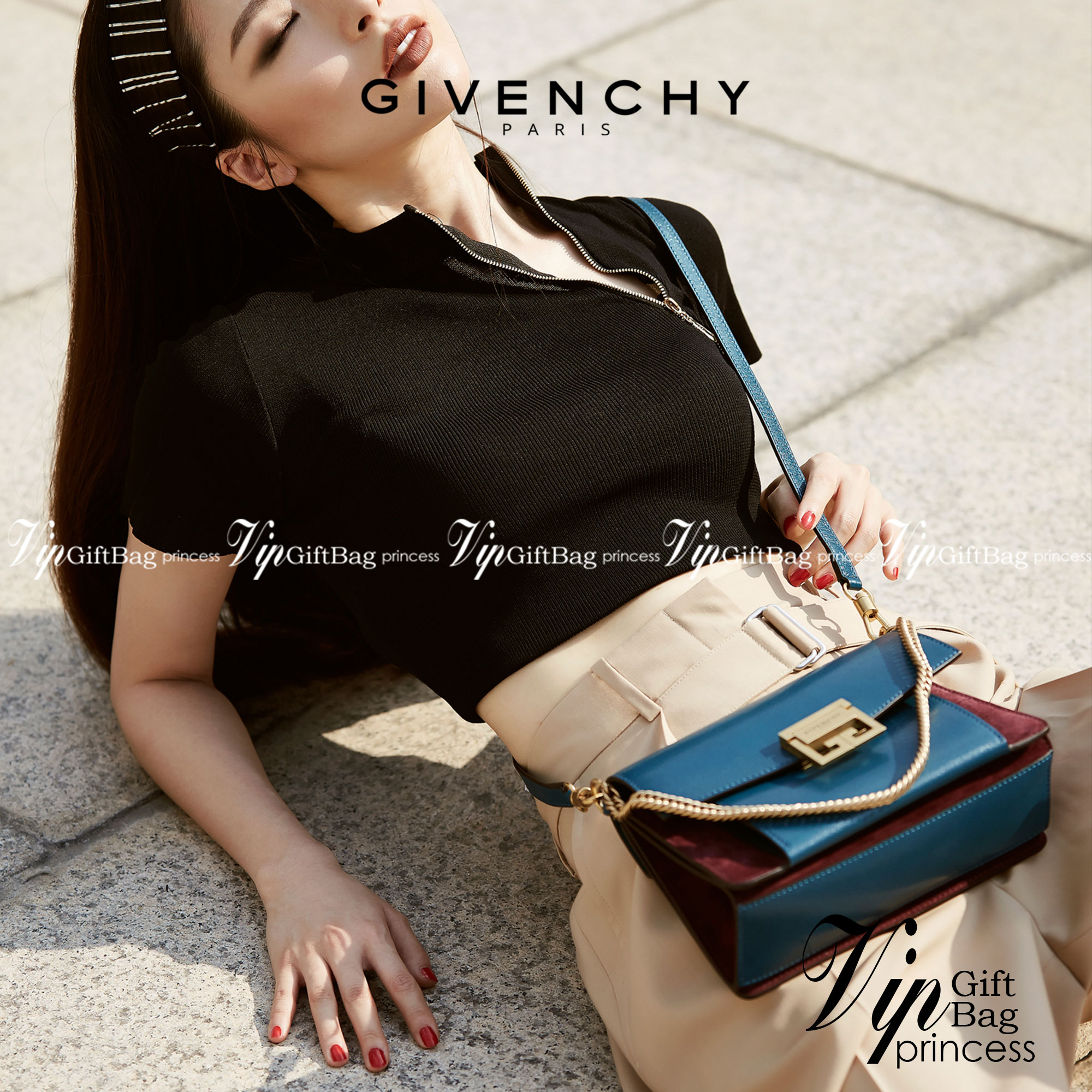 หนังแท้ GIVENCHY GV3 SHOULDER BAG พร้อมส่งที่ไทย