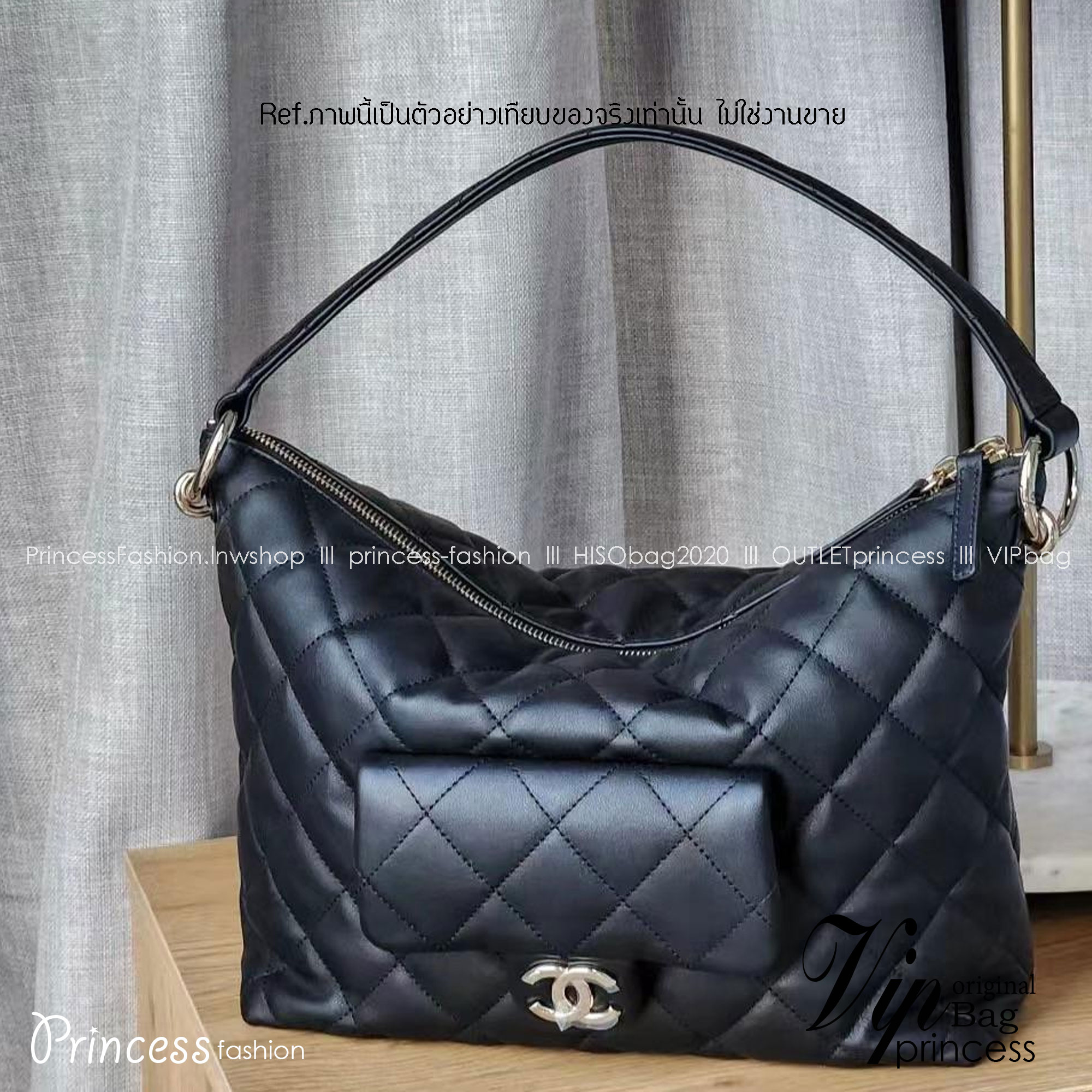 Chanel Hobo Bag 23B 28cm ออริสลับแท้ ใช้งานต่างประเทศได้ งานเกรดหนังสวย อะไหล่ทองสวยหรู กระเป๋าสะพายทรงโฮโบใบใหญ่ จุของได้เยอะ มี 2 ขนาดกำลังสวย ดีไซน์ใหม่ 2023 ตัวแม่ตัวมัม ห้ามพลาดเลยค่า