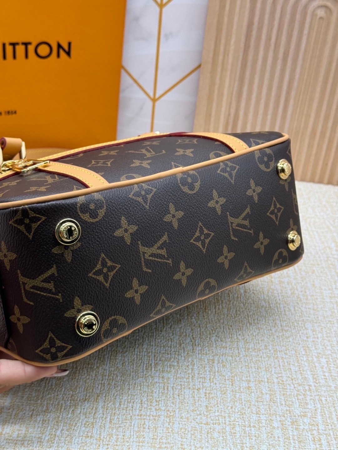 LV Cite 2022 Monogram Canvas Handbags กระเป๋าสะพายรุ่นวินเทจยอดนิยม ไฮคลาสตลอดกาล เกรดออริ 1:1 ใช้งานต่างประเทศได้