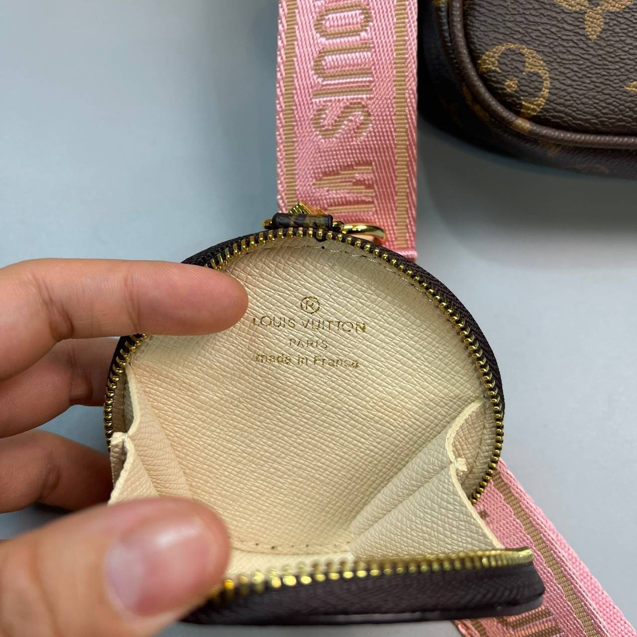 หนังแท้ LOUIS VUITTON MULTI-POCHETTE ACCESSOIRES Monogram 3in1 พร้อมส่งที่ไทย เกรดใช้งานต่างประเทศได้