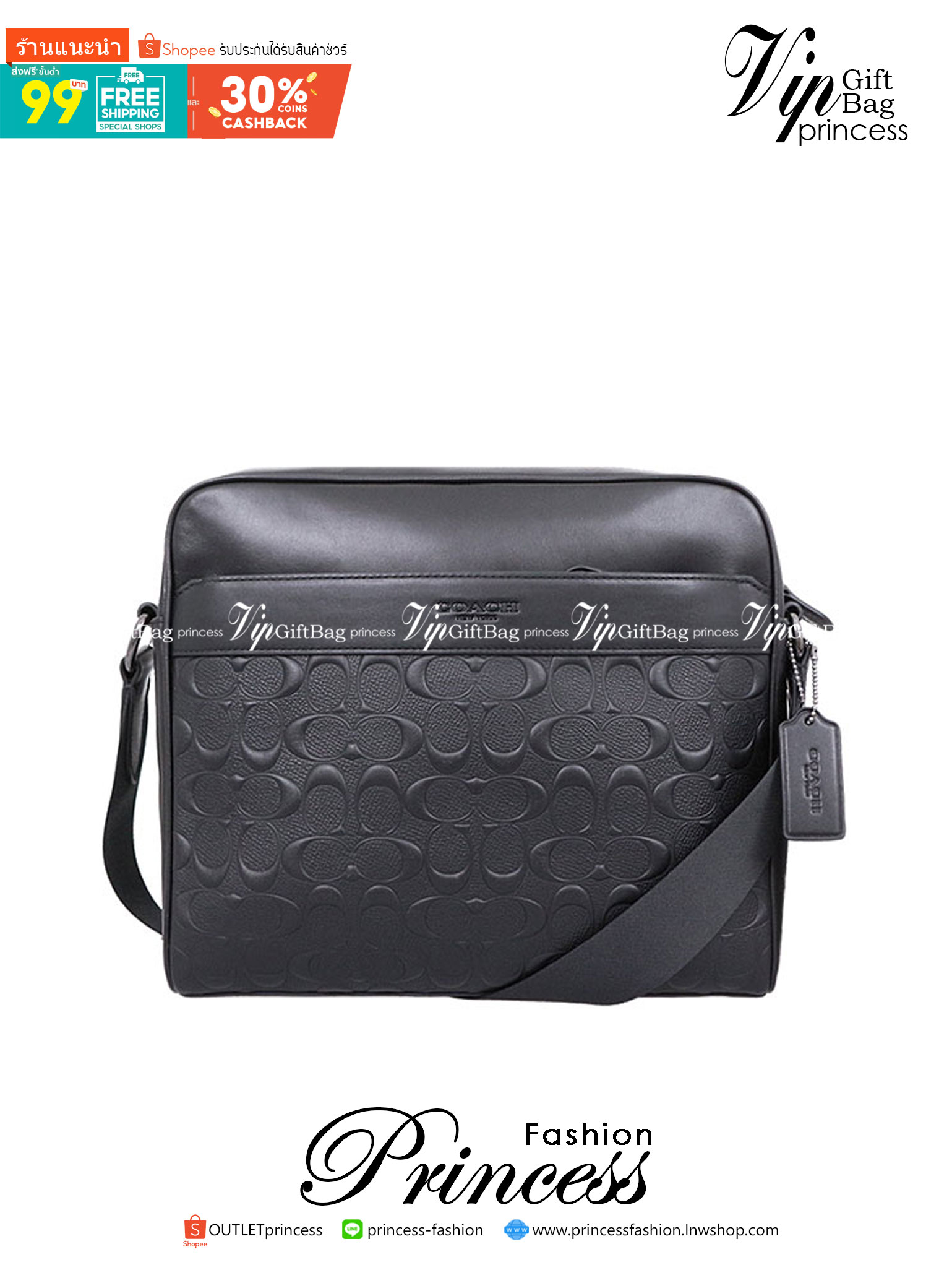 COACH F28455 CHARLES CAMERA BAG IN SIGNATURE LEATHER รุ่นสุดฮิตที่หนุ่มๆเค้ารู้กัน กับกระเป๋าสะพายข้างทรงแมสเซนเจอร์ ที่อัพเลเวลความหรูด้ายลายปั๊มซิกเนเจอร์นูน บนวัสดุหนัง crossgrain ตัดสลับด้วยหนังแท้ สัมผัสดีทั้งใบ มีช่องซิปให้ด้านหน้า และช่องย่อยด้านหล