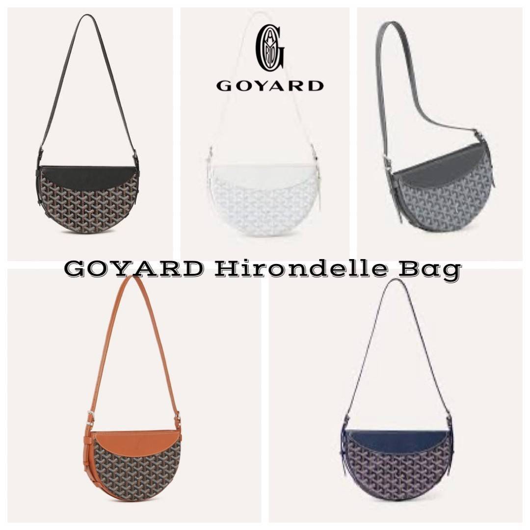 ORI หนังแท้ | GOYARD Hirondelle Bag กระเป๋าสะพายทรงครึ่งวงกลม ใข้งานได้หลายแบบทั้งในสไตล์ลําลอง