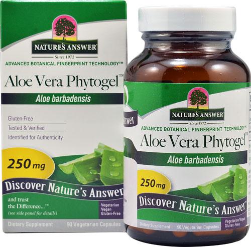 (Pre-order) Nature's Answer Aloe Vera Phytogel 250 mg 90 Veggie Caps