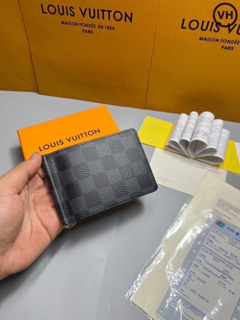 ORI หนังแท้ | LV Pince Money Clip Wallet / LV Short Wallet กระเป๋าสตางค์ใบสั้น กระเป๋าสตางค์ผู้ชาย