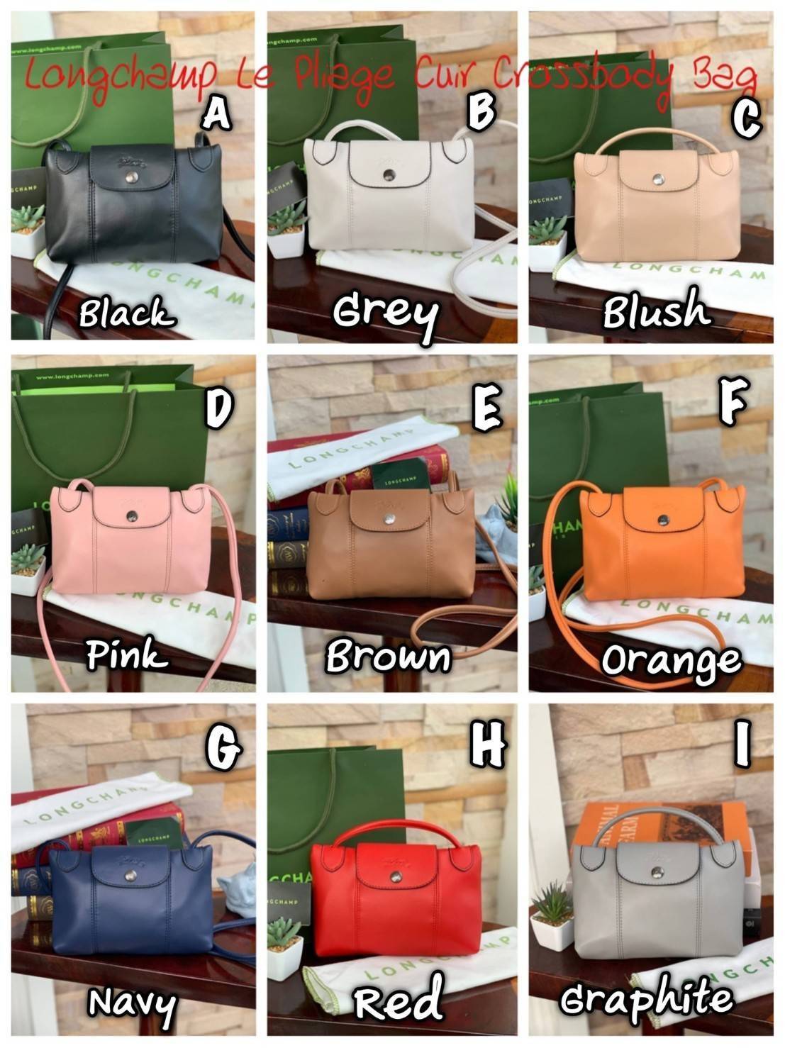 Longchamp Le Pliage Cuir Crossbody Bag อีกหนึ่งคอลเลคชั่น Le Pliage Cuir หนึ่งในตระกูลกระเป๋าสุดไอคอนิก