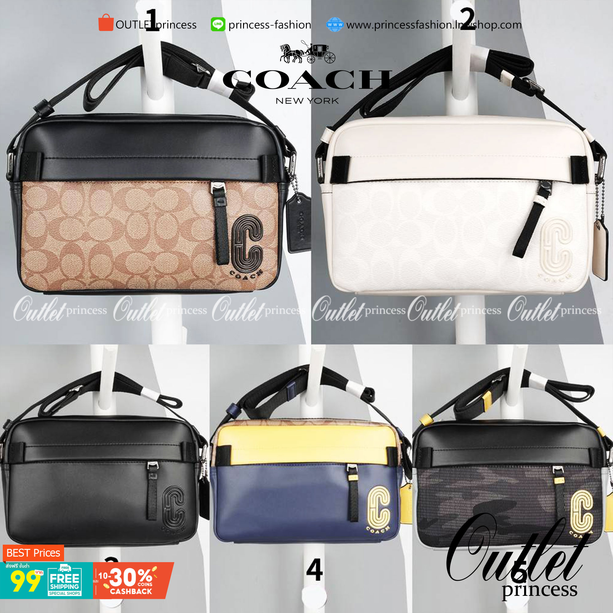 COACH EDGE CROSSBODY WITH CAMO PRINT ((2381, 2373)) ความเท่ never die!! กระเป๋าครอสบอดี้ทรงยอดฮิต ที่หนุ่มๆไม่ควรพลาด รูปทรงดีไซน์คลาสสิค ใช้งานง่าย วัสดุหนังแท้ตกแต่งตาข่ายพร้อมลายพริ้นท์ด้านหน้า สุดคูล!! ตัวกระเป๋ามีซิปหลัก และซิปด้านหน้า พร้อมช่องแยกด้