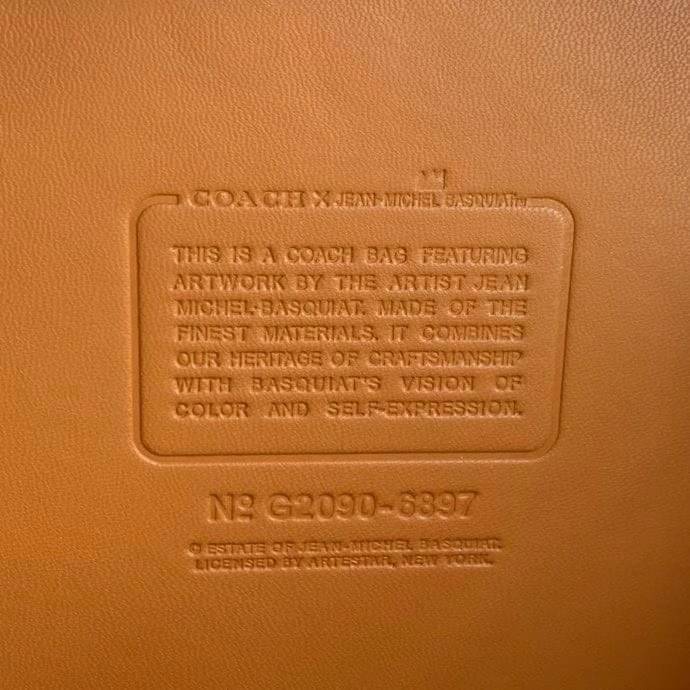 COACH X JEAN-MICHEL BASQUIAT SQUARE BAG