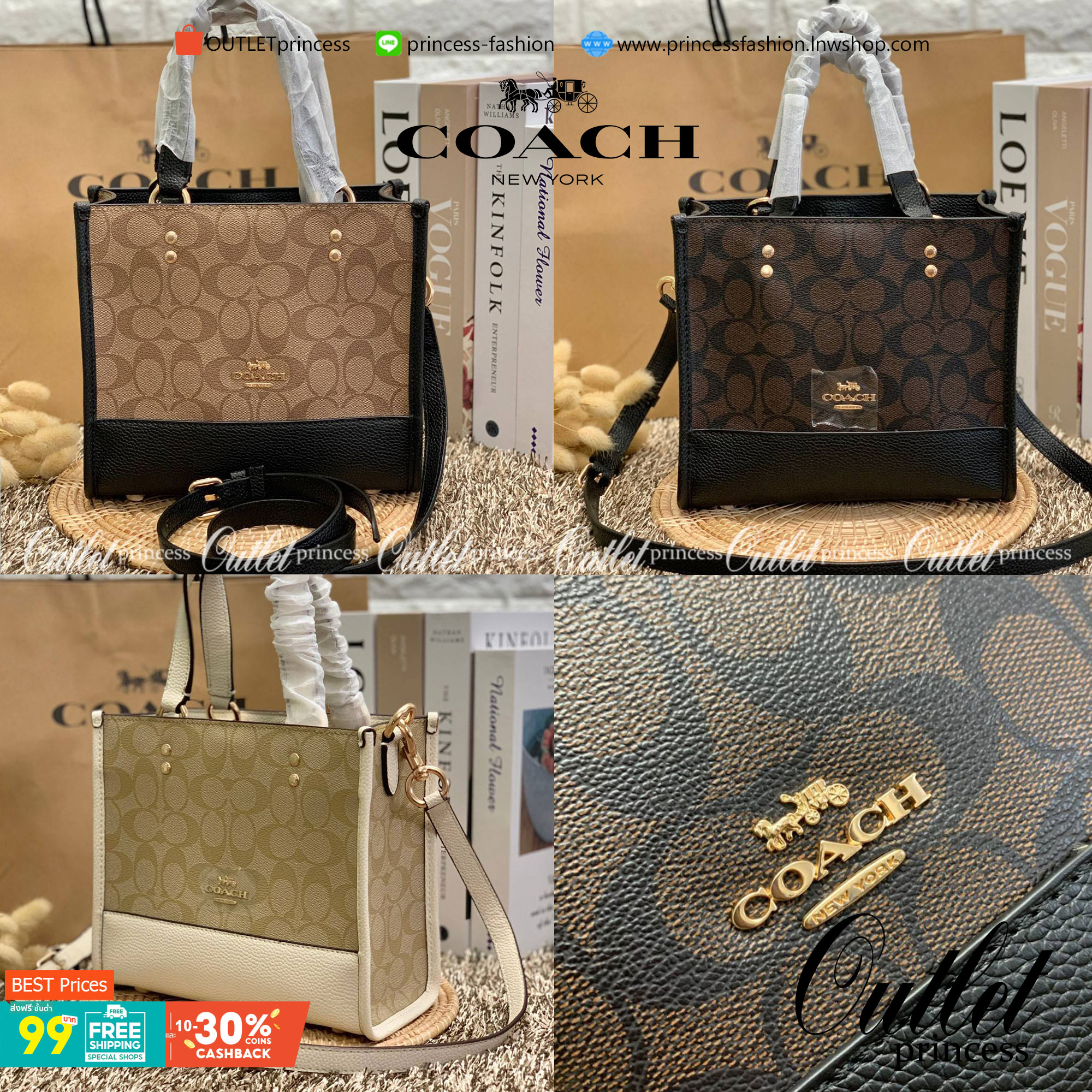 น่าใช้มากๆ สวยเกินราคาไปเลยจร้าา😘 COACH FIELD TOTE 22 SMALL BAG ((C5122)) พร้อมส่งความสวยที่ไทยค่ะ! กระเป๋าหิ้วหรือสะพายข้างได้ หนังแท้นิ่ม ใบจริงสวยมากๆเลยค่ะ ปากกระเป๋าแบบกระดุมแม่เหล็ก ภายในกว้างใส่ของจำเป็นของสาวๆได้เยอะเลย มีช่องซิปและช่องเล็