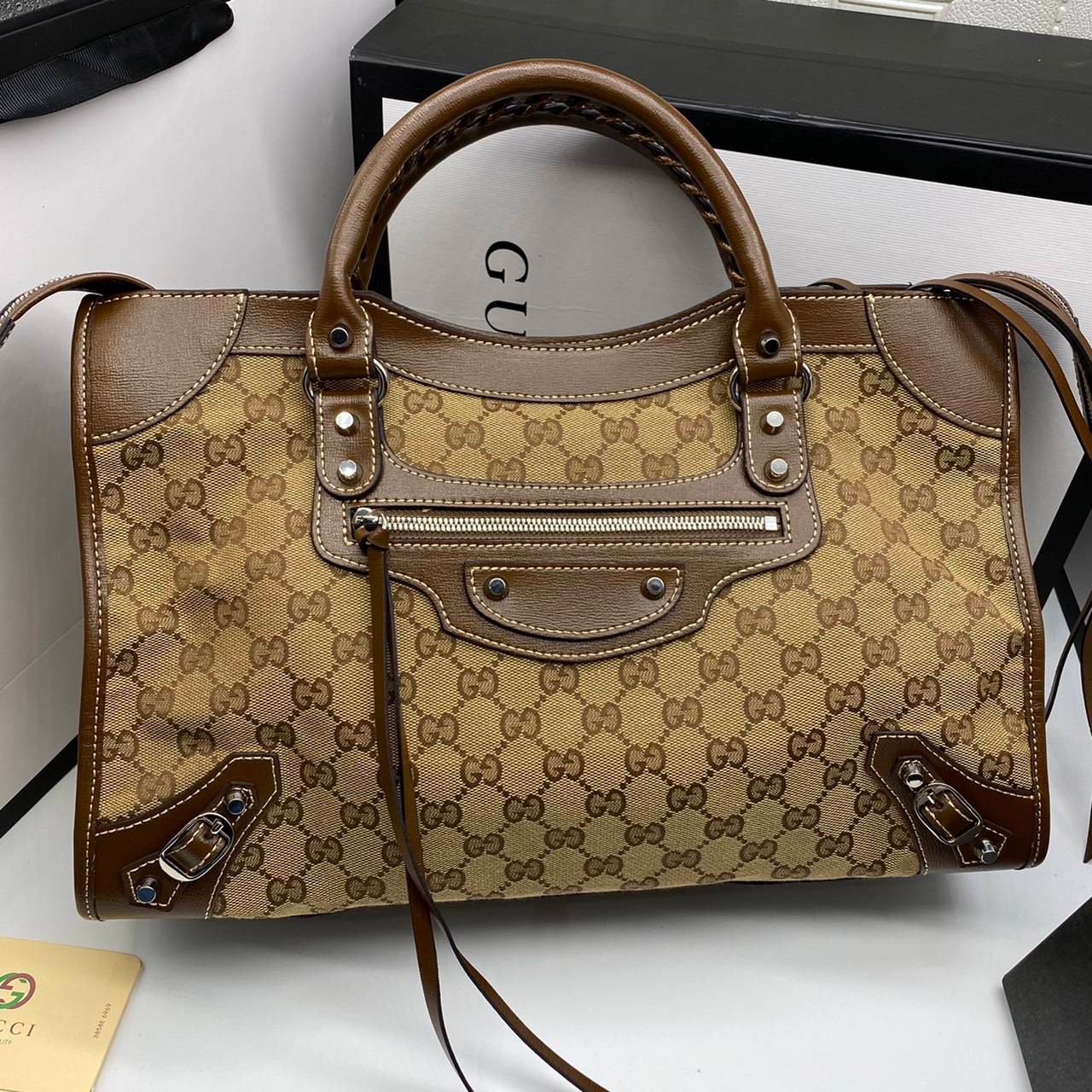 VIP 】หนังแท้ Gucci The Hacker Project medium Neo Classic bag พร้อมส่งที่ไทย