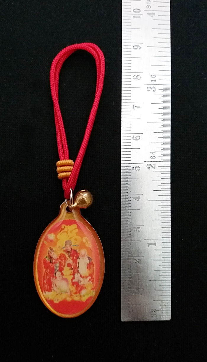 จี้ล็อกเก็ตภาพฮกลกซิ่ว แบบ2 แก้ชงปีระกา ชง50% ปี2563 ช่วยเสริมดวงท่านให้ดีขึ้นค่ะ