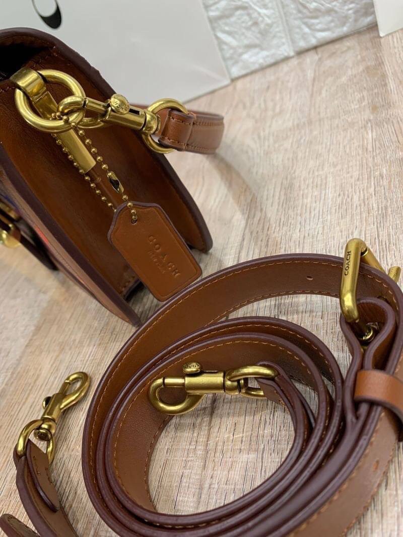 COACH Tabby Shoulder Bag 26 Polished pebble leather, suede and refined calf leather