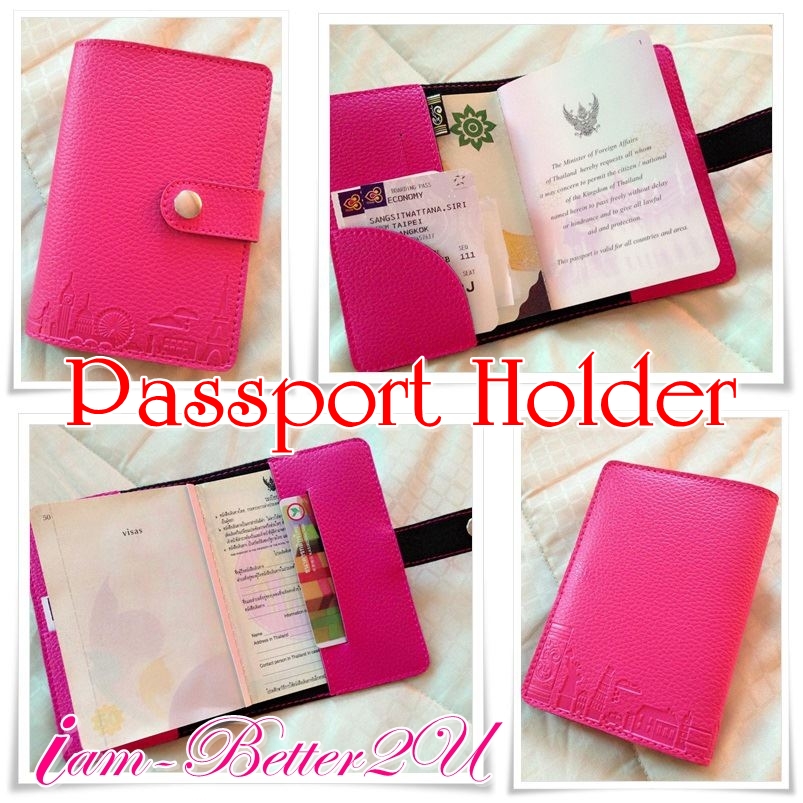 เคสพาสปอร์ต case passport ใส่ Passport ใส่ Boarding pass การ์ดจิ๋ว บัตรเครดิต
