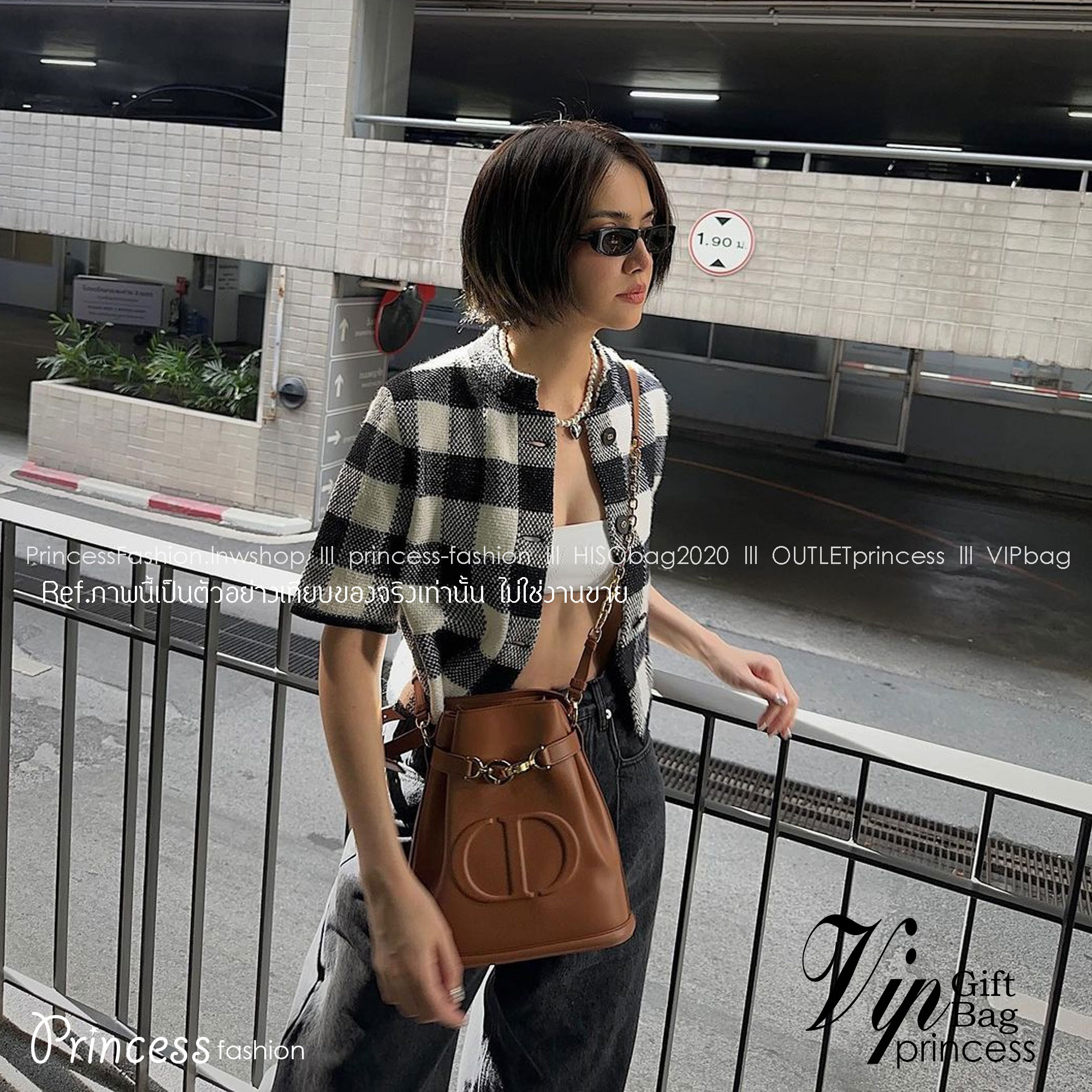 DIOR SMALL C'EST 17 cm / Dior bucket bag รุ่นใหม่สวยหรู ดูแพงมากค่ะ กระเป๋าสะพายบัคเก็ต รูปทรงคลาสสิค ใช้งานง่ายภายในโล่งกว้างมาก สวยมาก ควรมีค่า