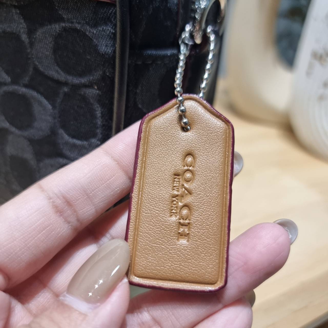 COACH CE744 CAMERA BAG IN SIGNATURE DENIM กระเป๋าสะพายข้างรูปทรงสวยคลาสสิค BLACK MULTI เกรดท็อปออริ เกรดดีสุด สลับแท้ 1:1