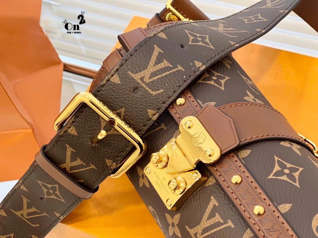 LV PAPILLON TRUNK Monogram coated canvas กระเป๋าสะพายทรงหมอน งานเปิดหน้าหนังลายโมโนแกรม อะไหล่ปั้มทุกจุด เกรดงานสวยเกินราคา ภาพสินค้าถ่ายจากงานขายจริง ใช้งานต่างประเทศได้