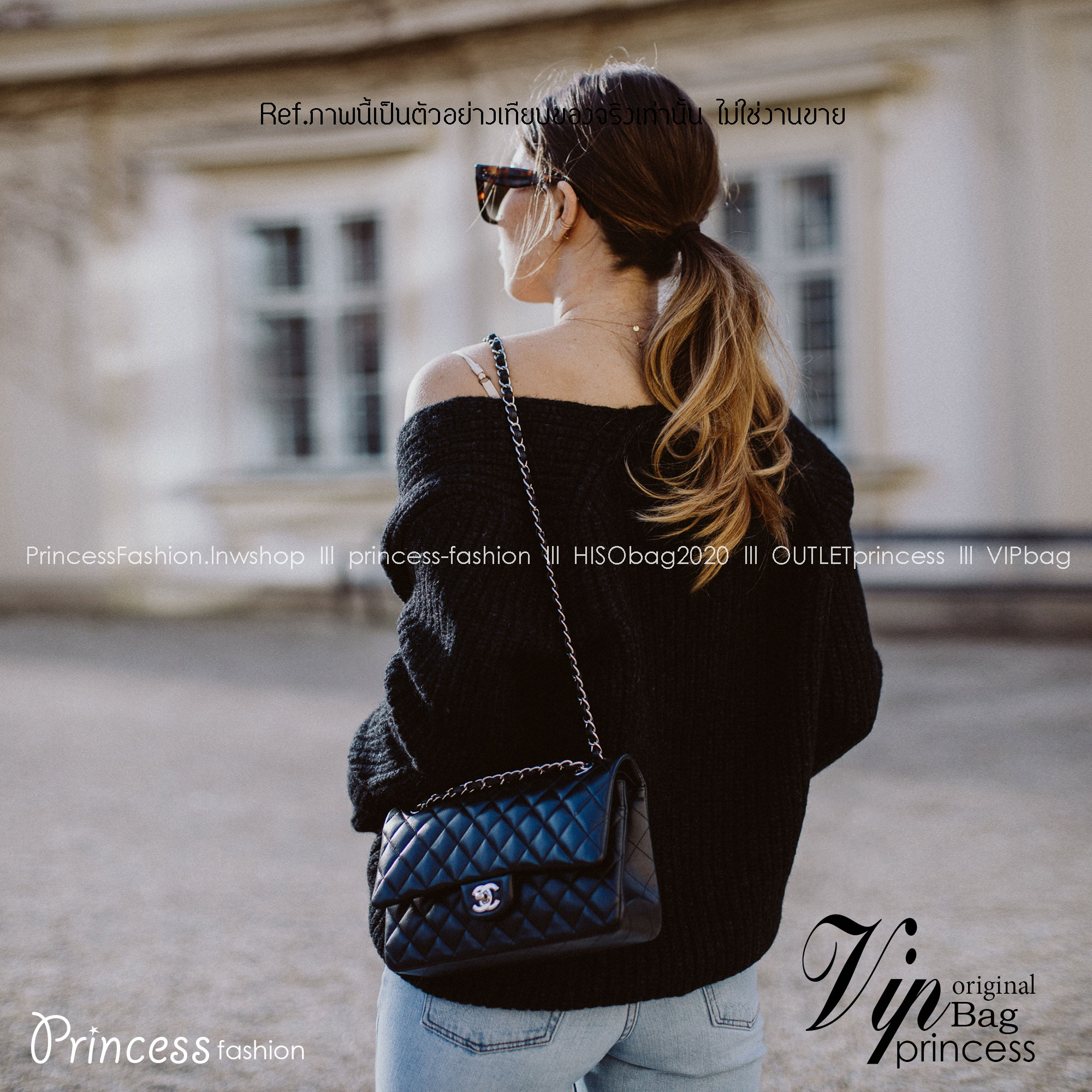 Chanel Classic 9" / Chanel Bag พร้อมส่ง กระเป๋าสะพายรุ่นยอดนิยม งานหนังสวยมาก มาพร้อมกล่อง อปก ครบเซ็ท ใช้งานต่างประเทศได้ ภาพถ่ายจากงานขายจริง