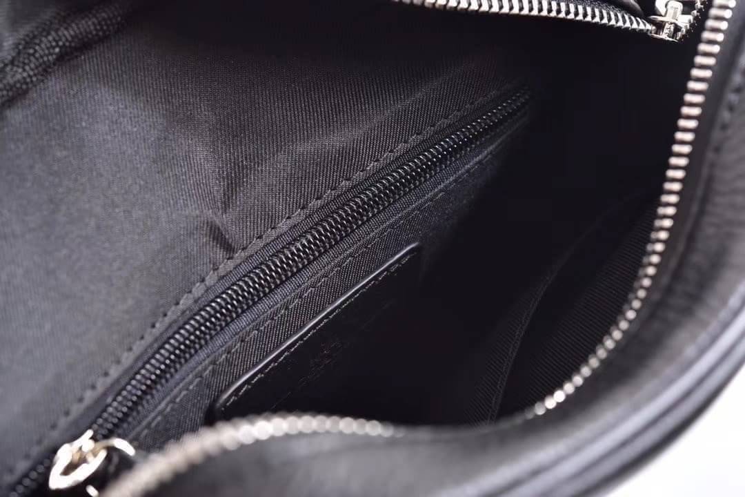 COACH Charles Flight Bag In Smooth Leather F71819 Men Black Beg Sling Cross body