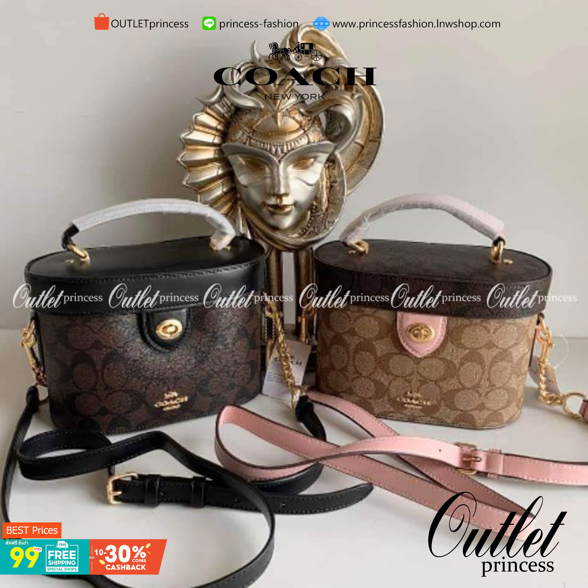 COACH KAY CROSSBODY IN SIGNATURE ((78277)) กลับมาอีกครั้ง! กระเป๋าหิ้ว//สะพายแบบครอสบอดี้ร์ หนังแท้นิ่มสวย เปิดปิดกระเป๋าแบบหมุนล็อค ภายในโล่งสามารถใส่กระเป๋าเงินใบกลางได้;มือถือได้ทุกรุ่น; มีช่องเล็กให้ใส่ของจุกจิก;ซัปในบุผ้าอย่างดีเลยค่ะ มาพร้อมสายสะพาย