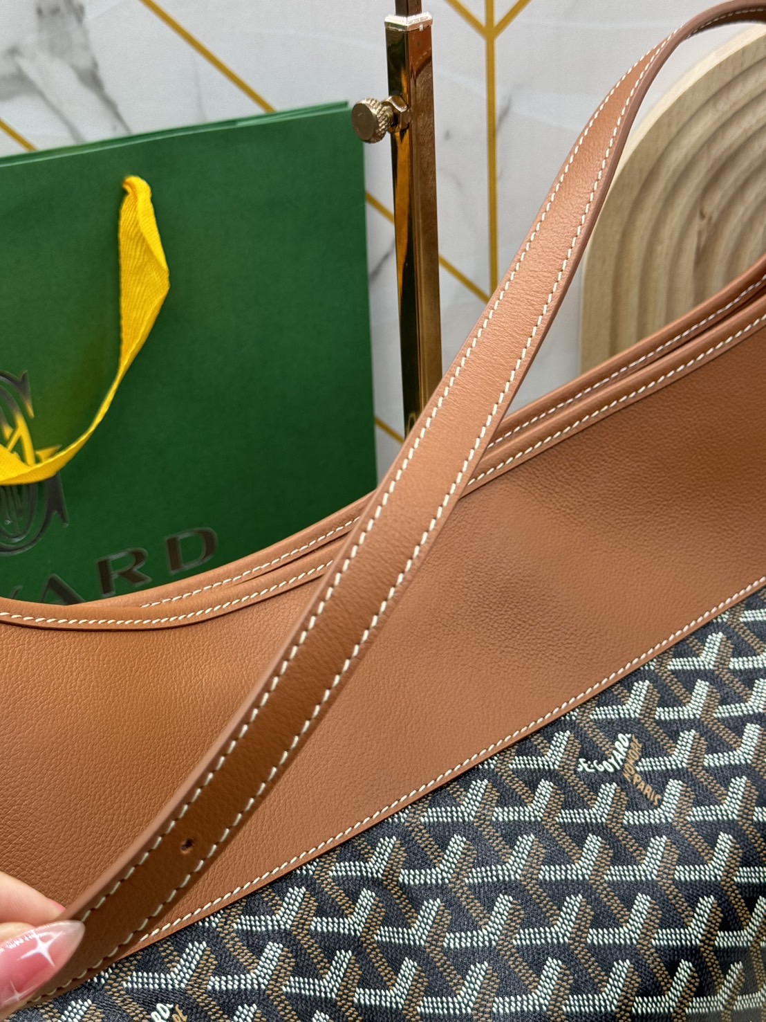 พร้อมส่ง 5 สี Goyard Grenadine Hobo Top Zipper Closure / Goyard Hobo Bag กระเป๋าสะพายทรงโฮโบใบใหญ่ 🧡 เกรดท็อปออริจินอล 1:1 สลับแท้ ใช้งานต่างประเทศได้