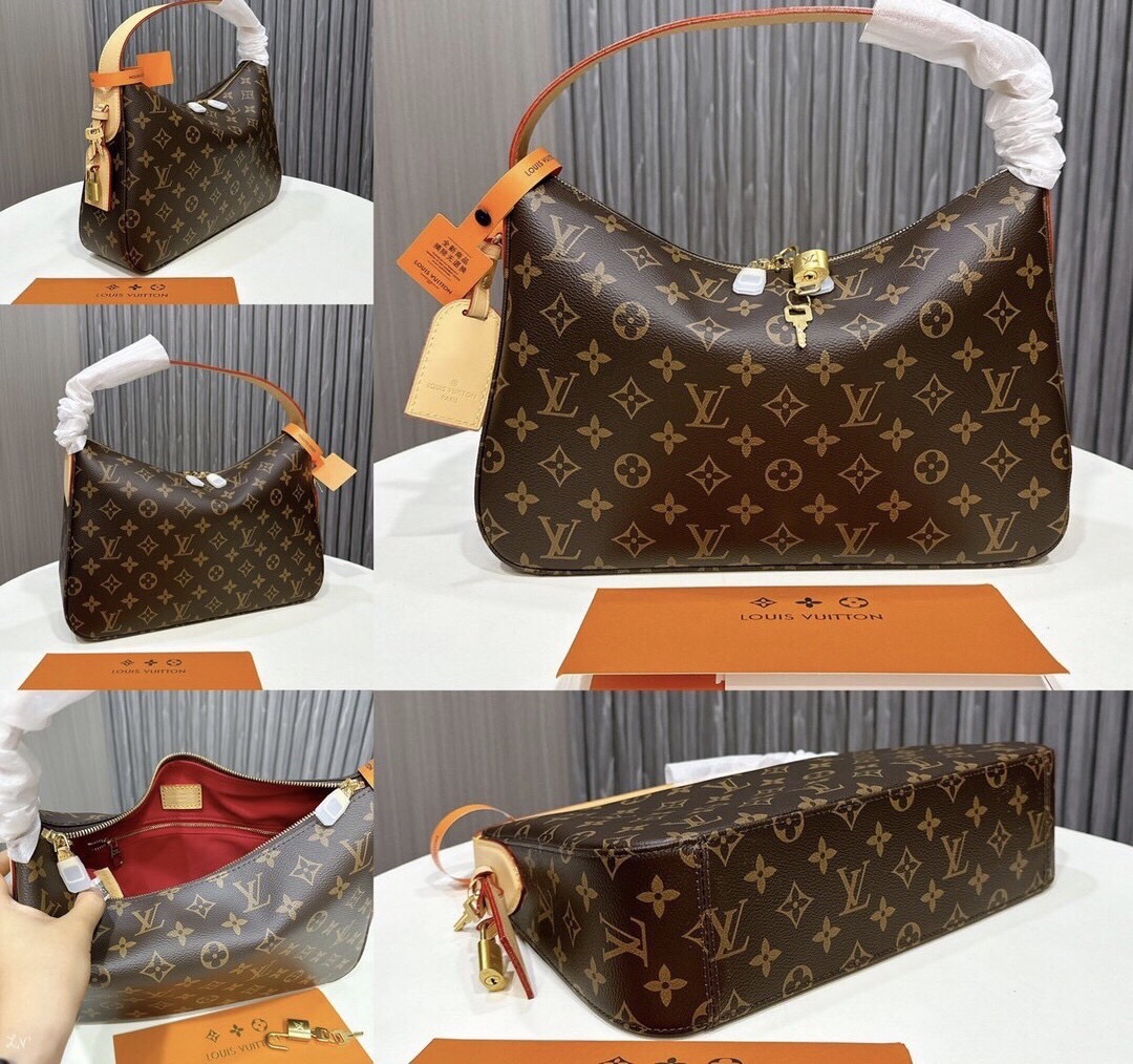 LV Slouchy PM bag กระเป๋าสะพายทรงโฮโบดีไซน์คลาสสิค ใบใหญ่กำลังสวย โดดเด่นด้วยรูปทรงเป็นเอกลักษณ์ ใช้งานได้สะดวกคล่องตัว เหมาะสำหรับพกพาเดินทางและใช้งานได้ทุกวัน ลายโมโนแกรมแคนวาสสุดไอคอนิก เสริมความสง่างามด้วยอะไหล่สีทอง งานจริงสวยมาก แนะนำค่ะ